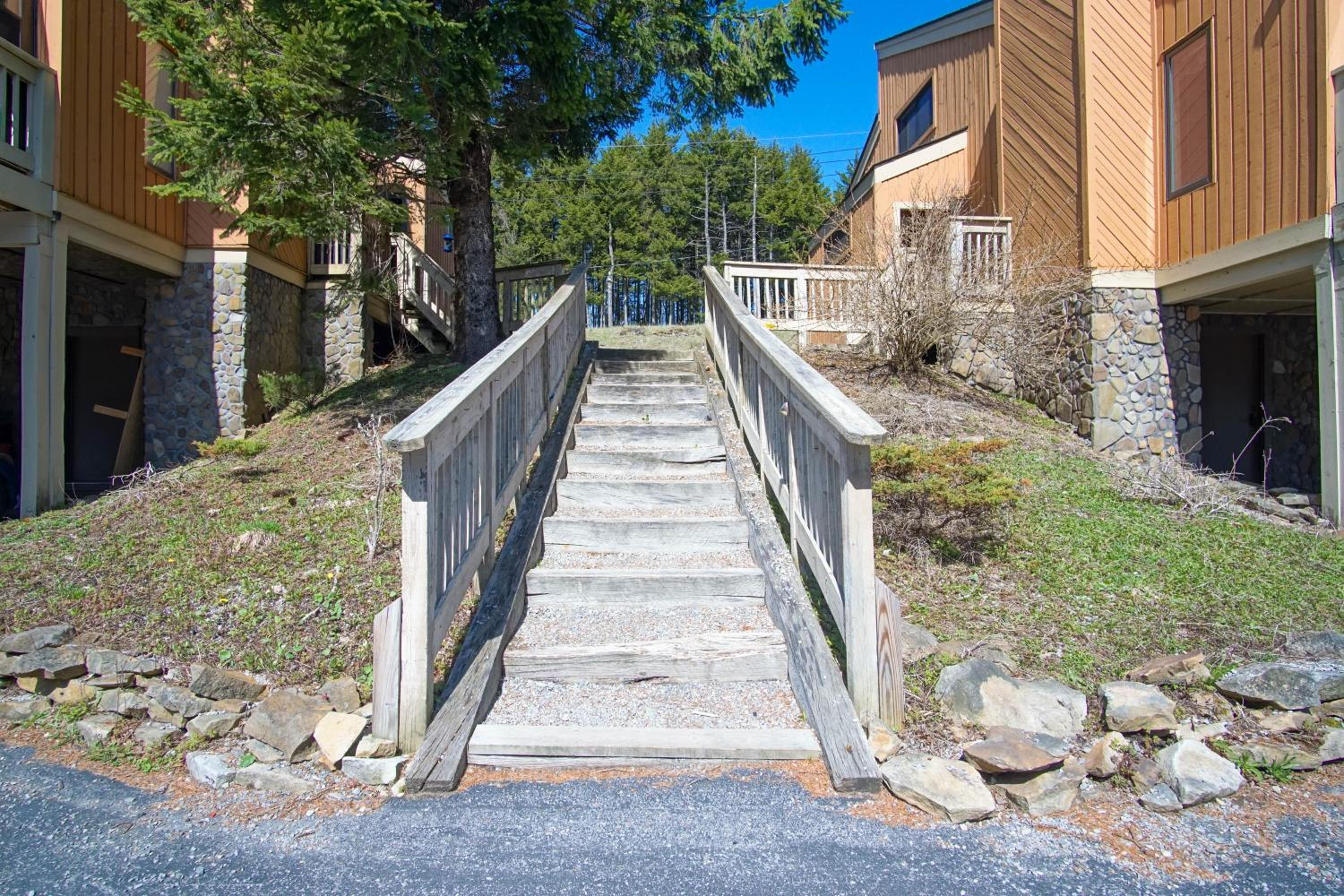 Wabasso 4 is gracefully tucked in the trees between Central Village & South Mtn