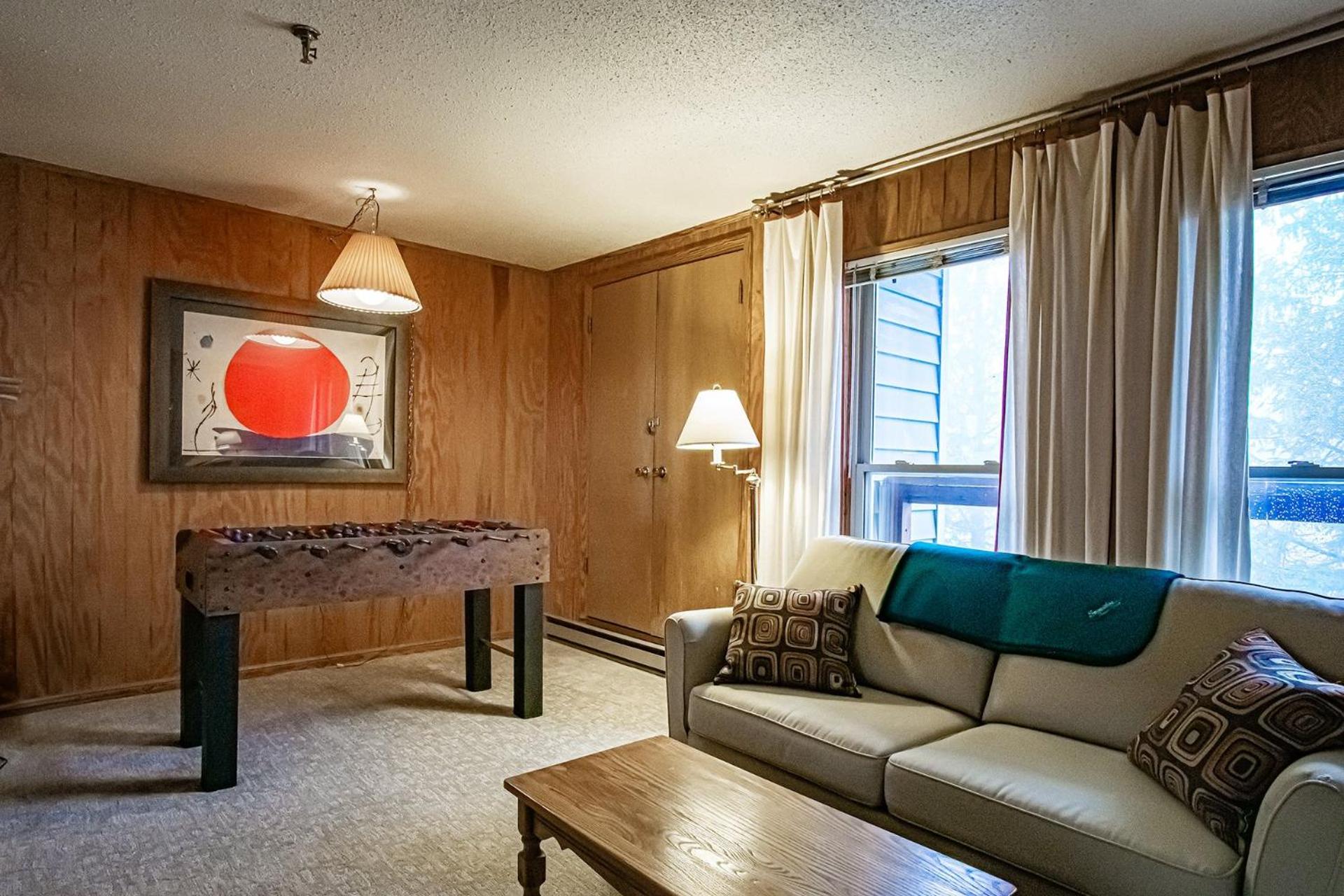 Leatherbark - 301B, 2 Bedroom Allegheny Sunrise Spacious Condo Foosball