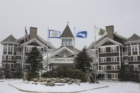 Allegheny Springs 140 Ground Level, slope side, Snowshoe Resort Village Center 2 Bedroom Plus Den