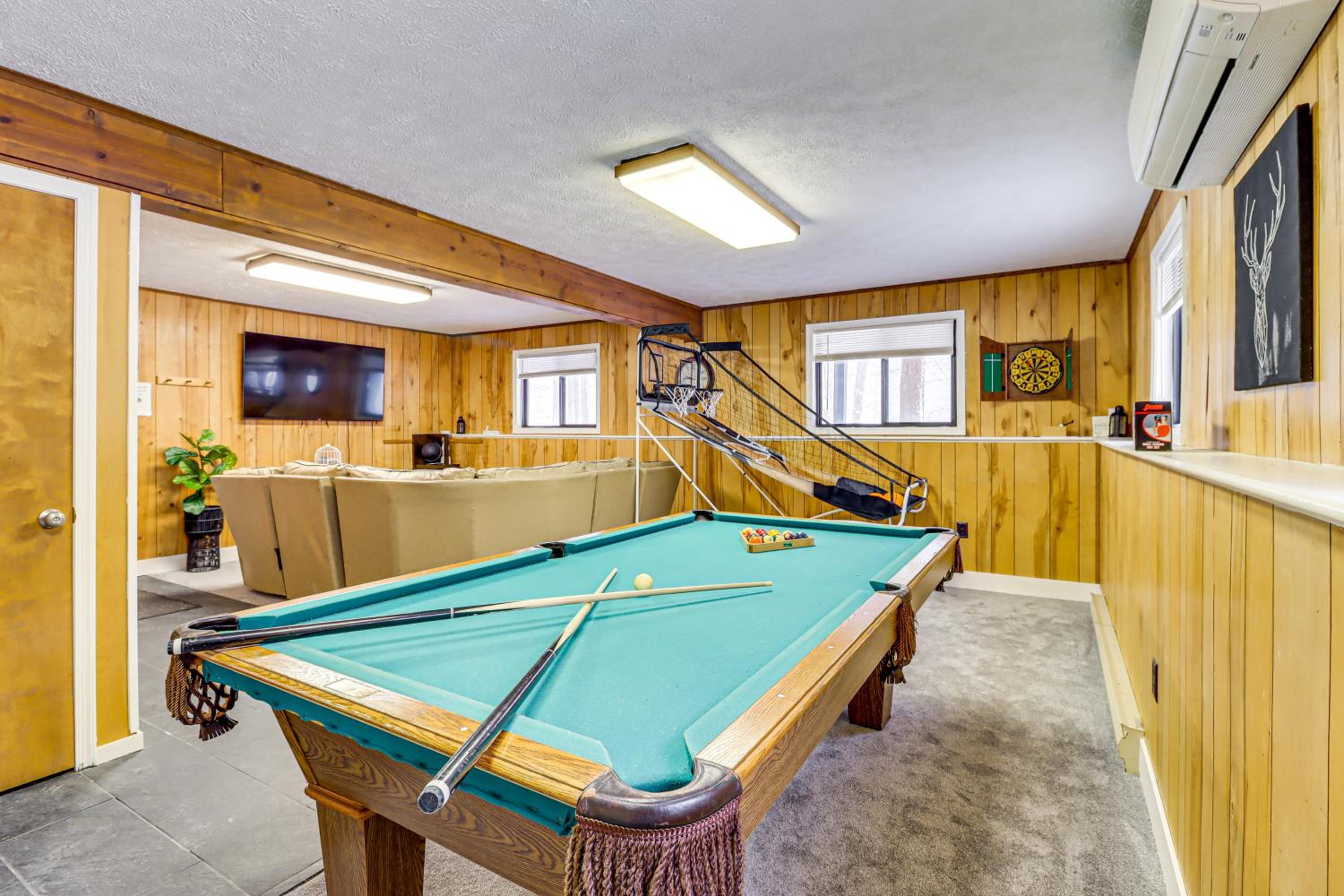 Scenic Views! Clifton Twp Chalet with Fire Pit, Deck