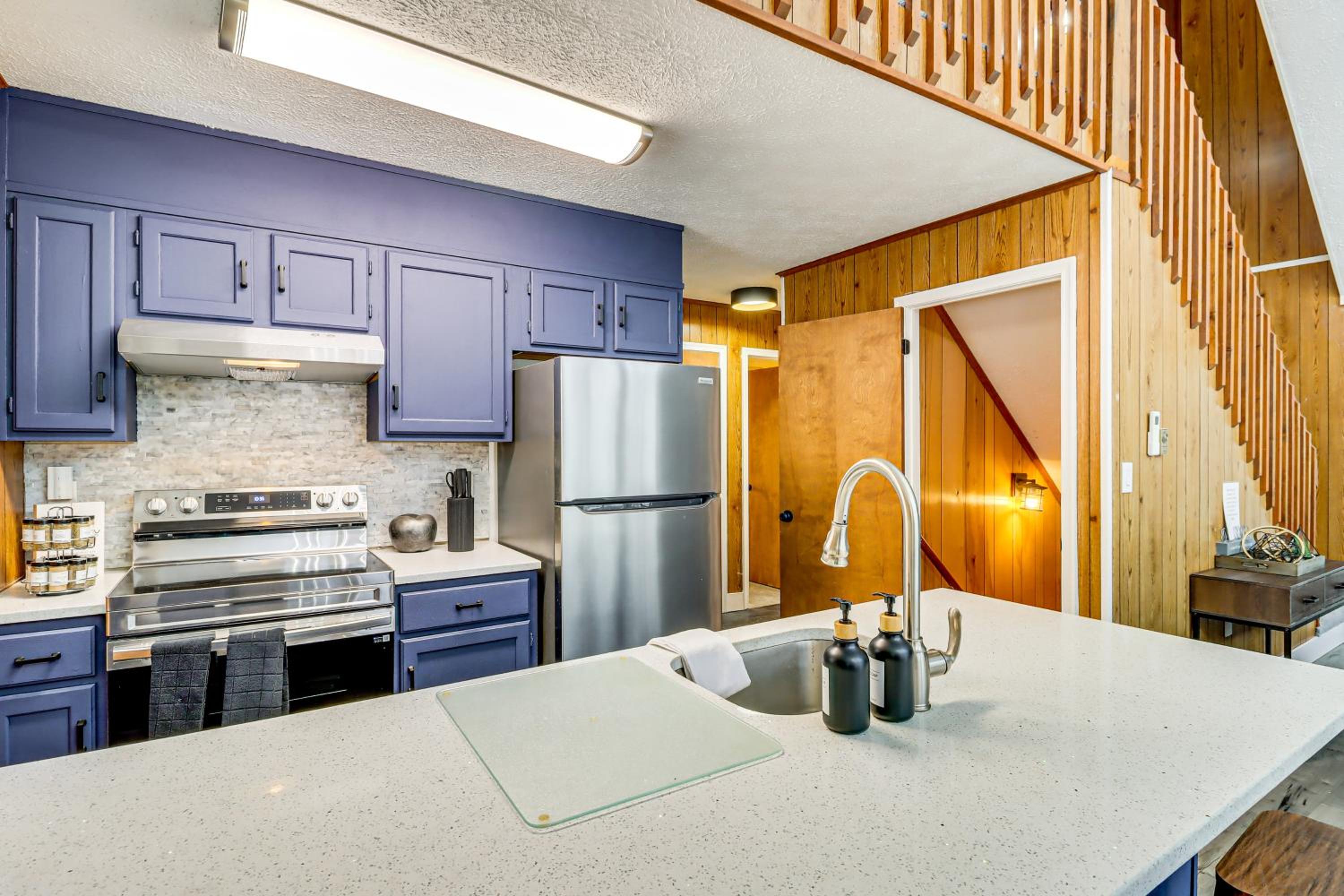 Scenic Views! Clifton Twp Chalet with Fire Pit, Deck