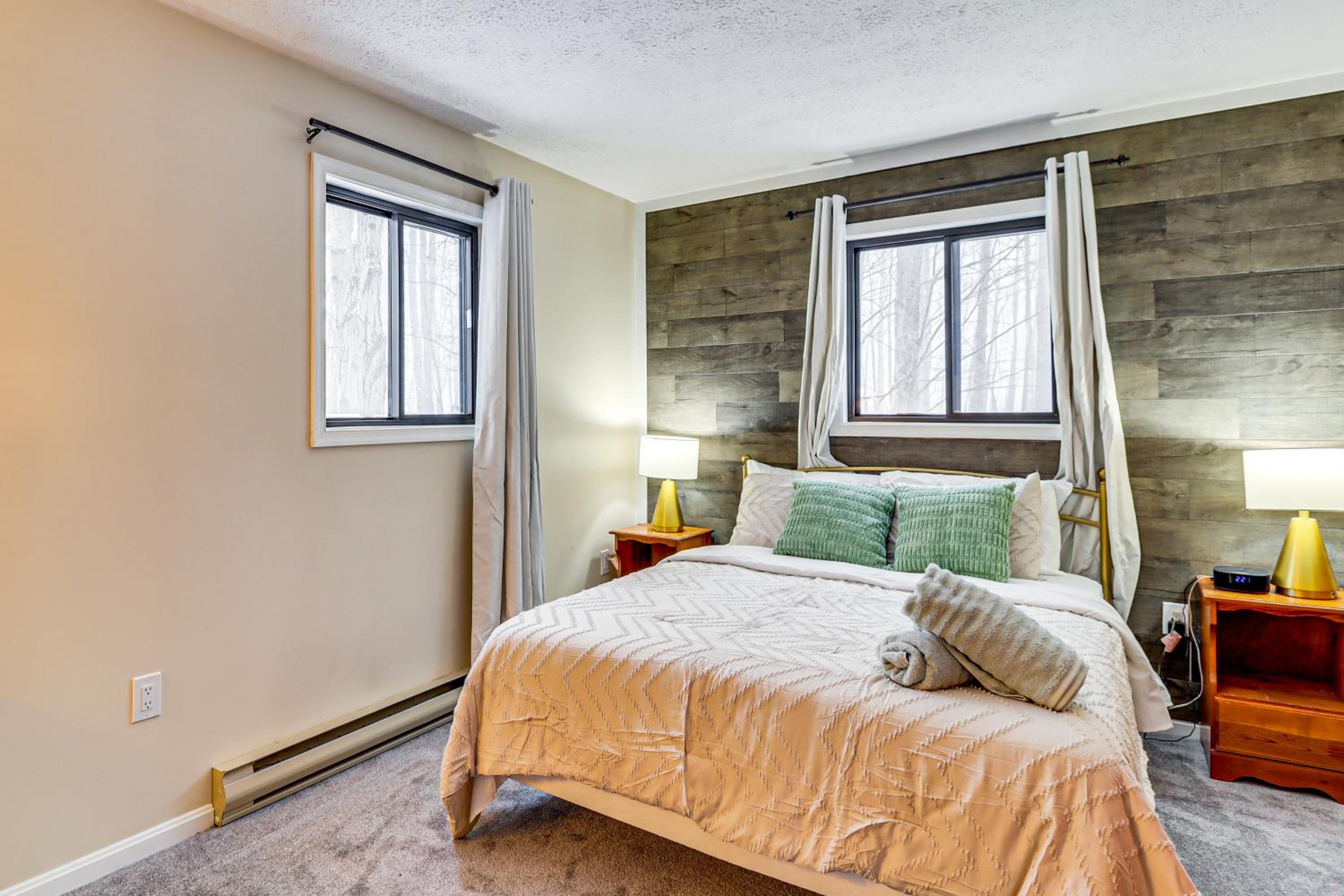 Scenic Views! Clifton Twp Chalet with Fire Pit, Deck