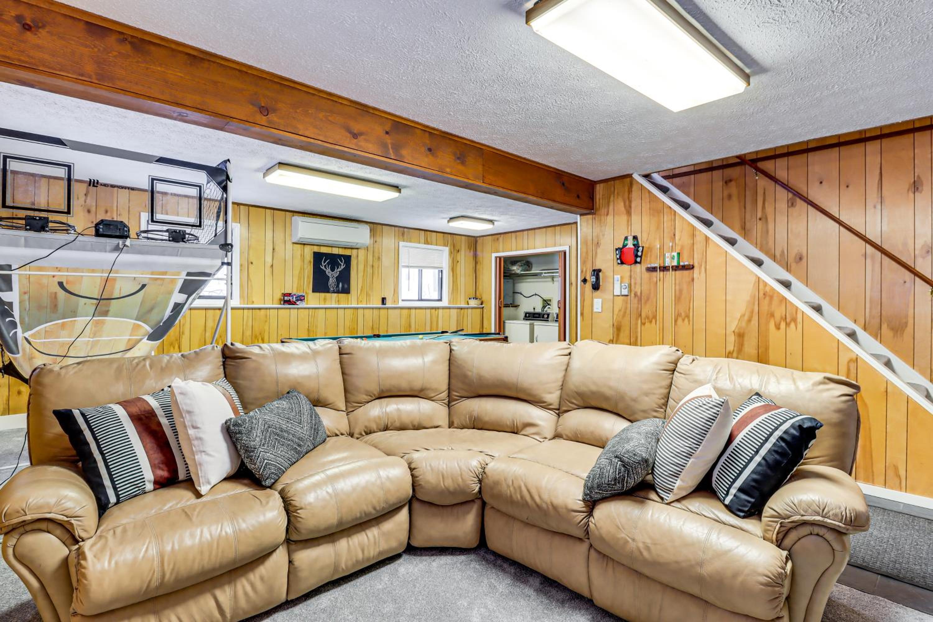 Scenic Views! Clifton Twp Chalet with Fire Pit, Deck