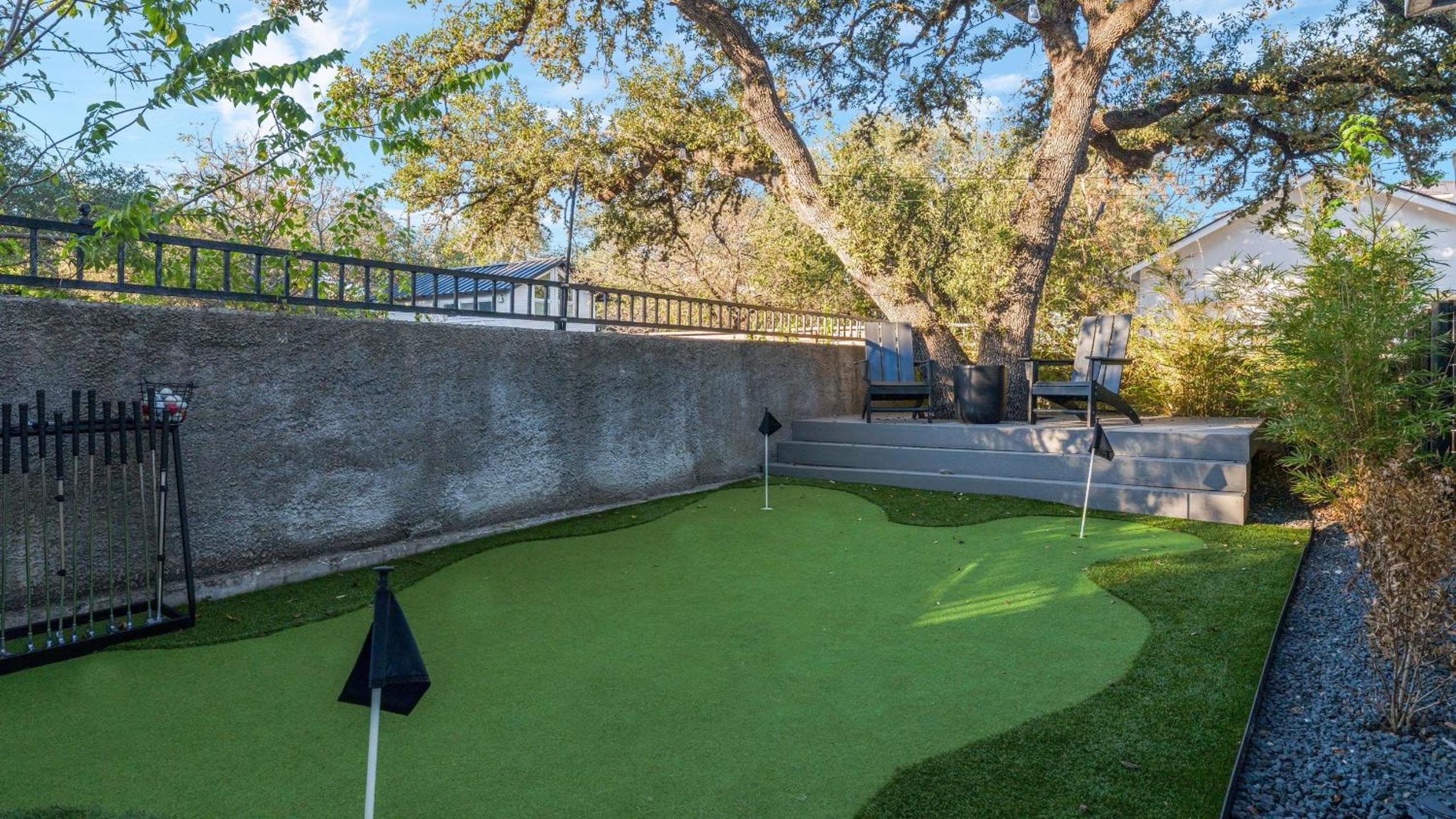 Pool Putting Green Game Room Rooftop Bouldin Collective 902A by AvantStay