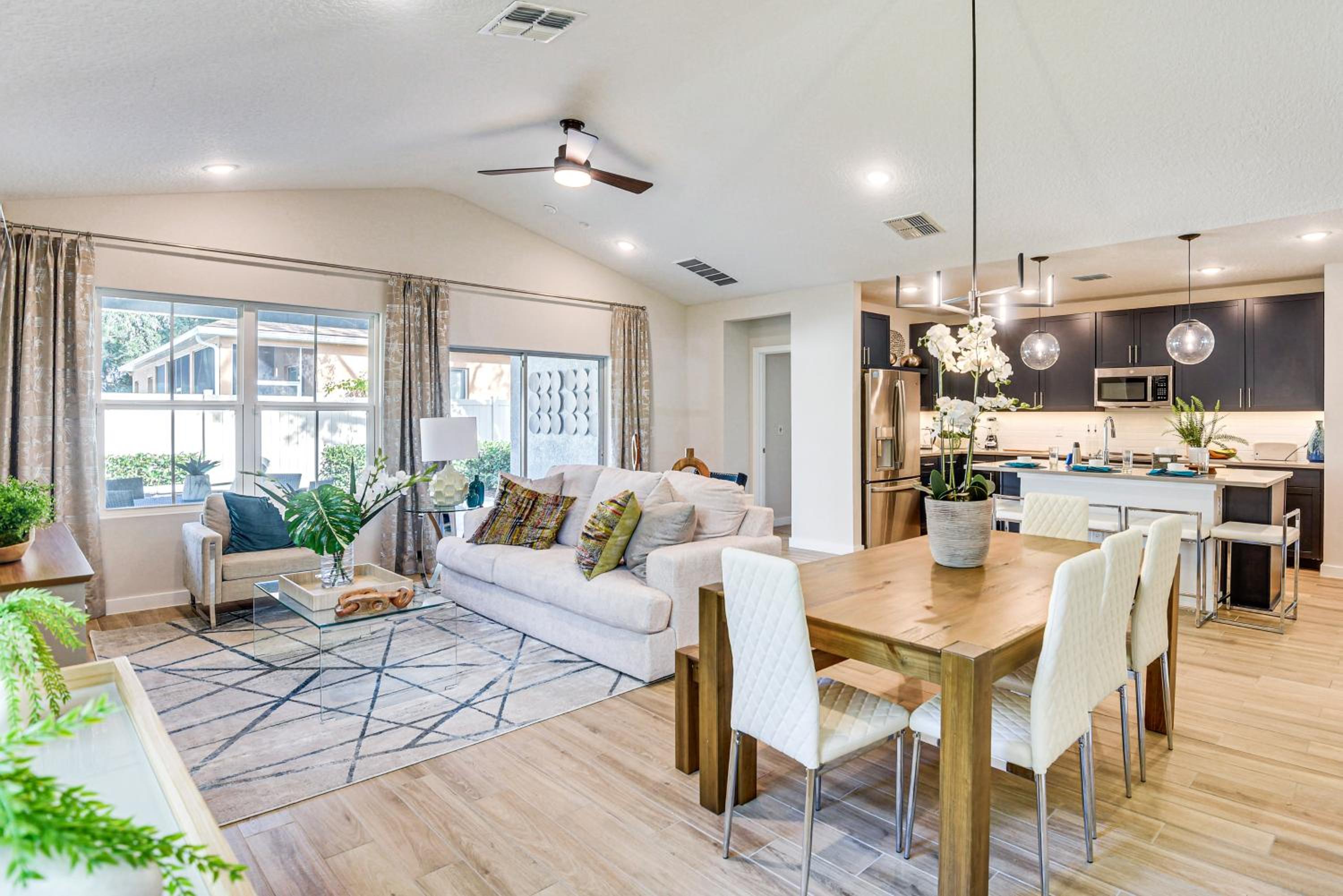 8 Mi to Beach! Stylish Palm Coast Home with Patio