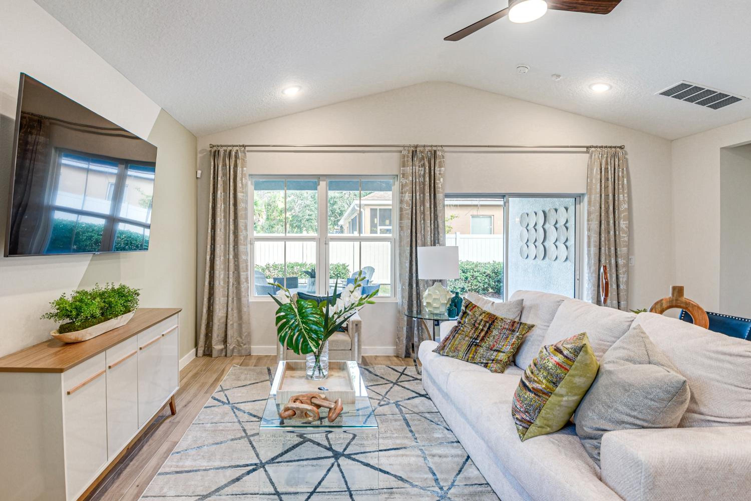 8 Mi to Beach! Stylish Palm Coast Home with Patio
