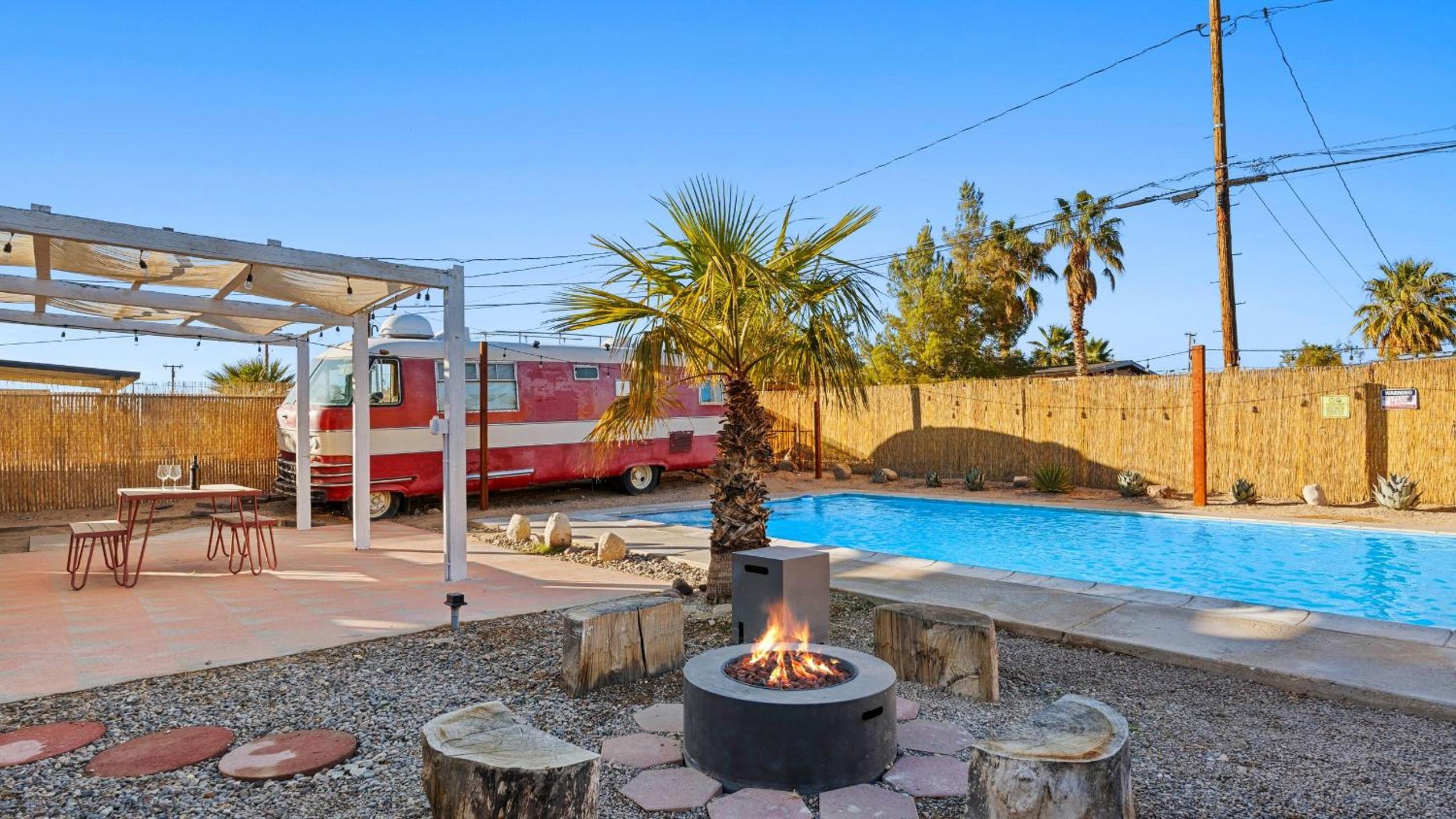4BR Desert Home w Pool Hot Tub Firepit Game Room The Quiet Burn by AvantStay