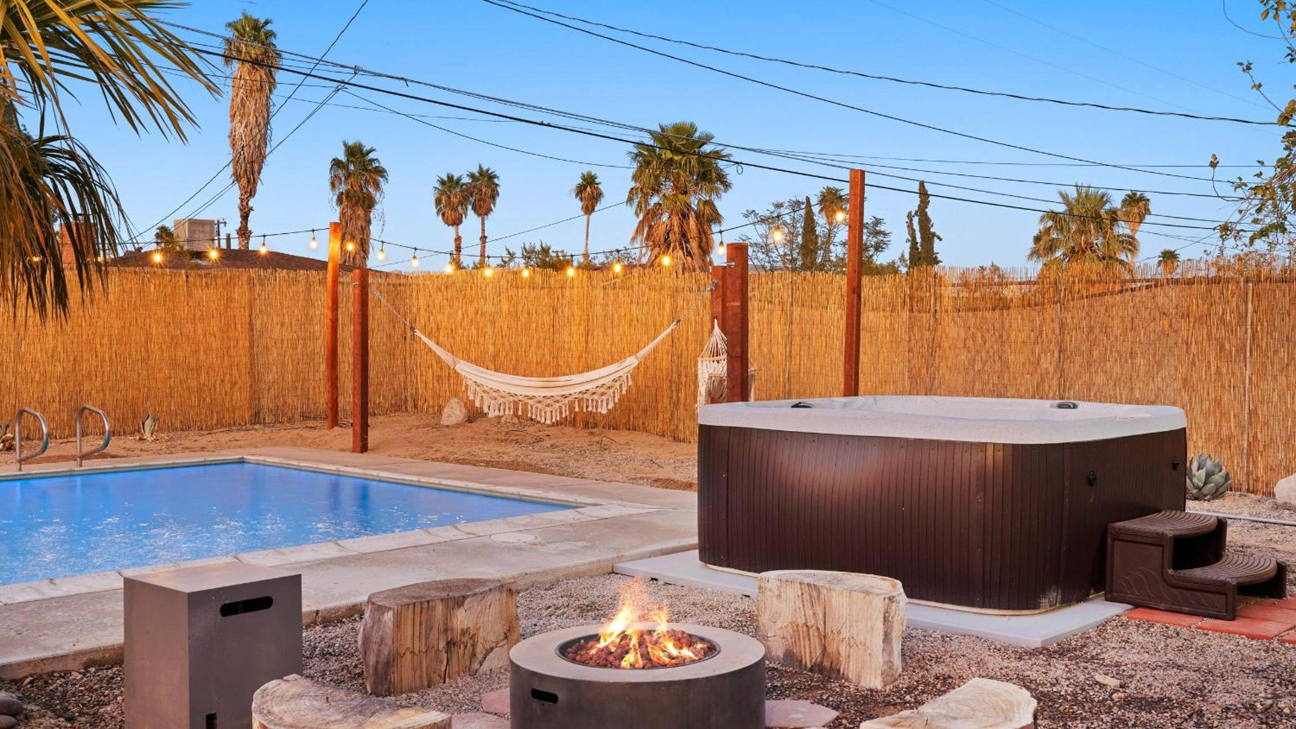 4BR Desert Home w Pool Hot Tub Firepit Game Room The Quiet Burn by AvantStay