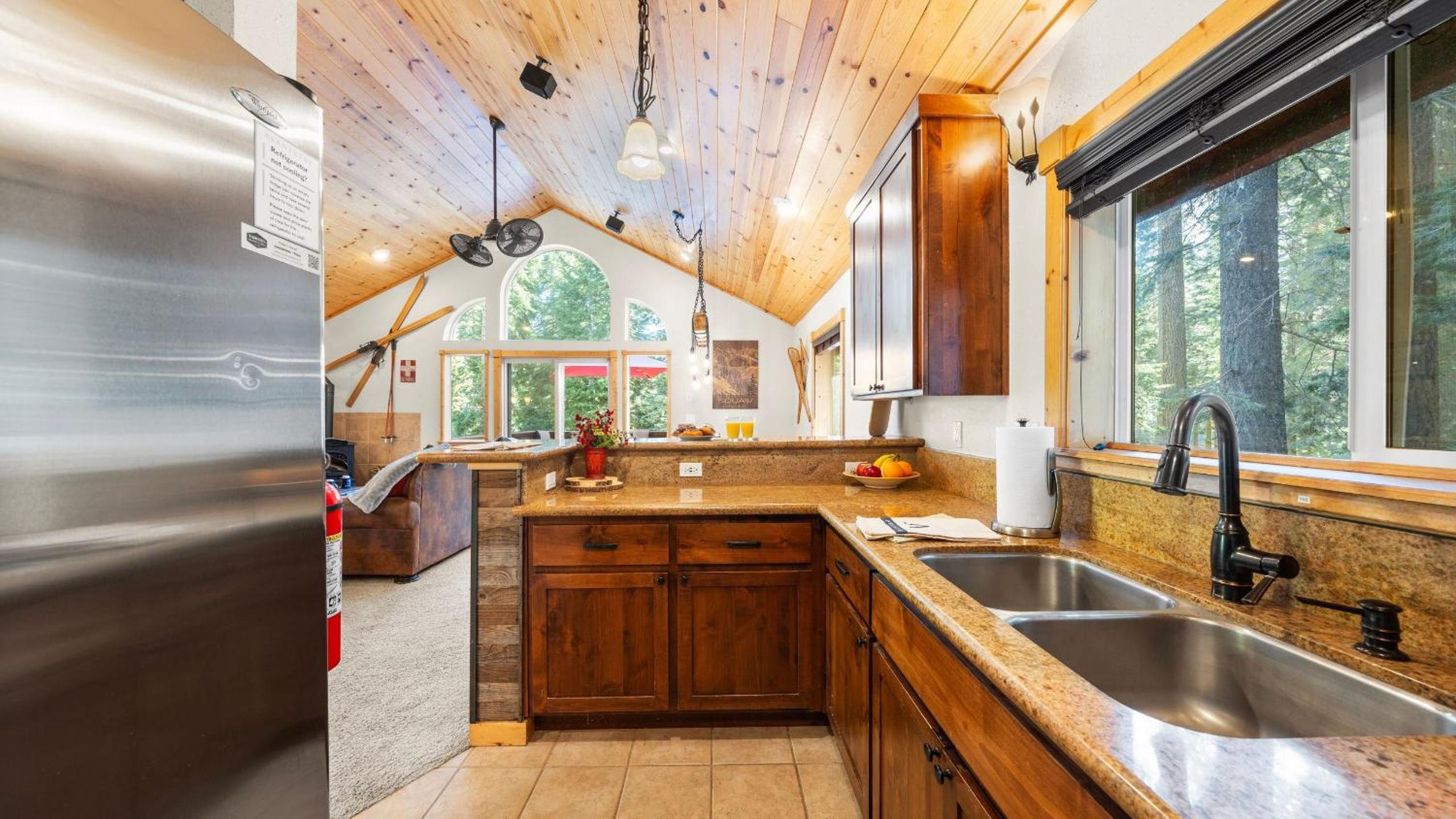 Outdoor Dining Backyard Trails Nearby Cedar Hollow Retreat by AvantStay