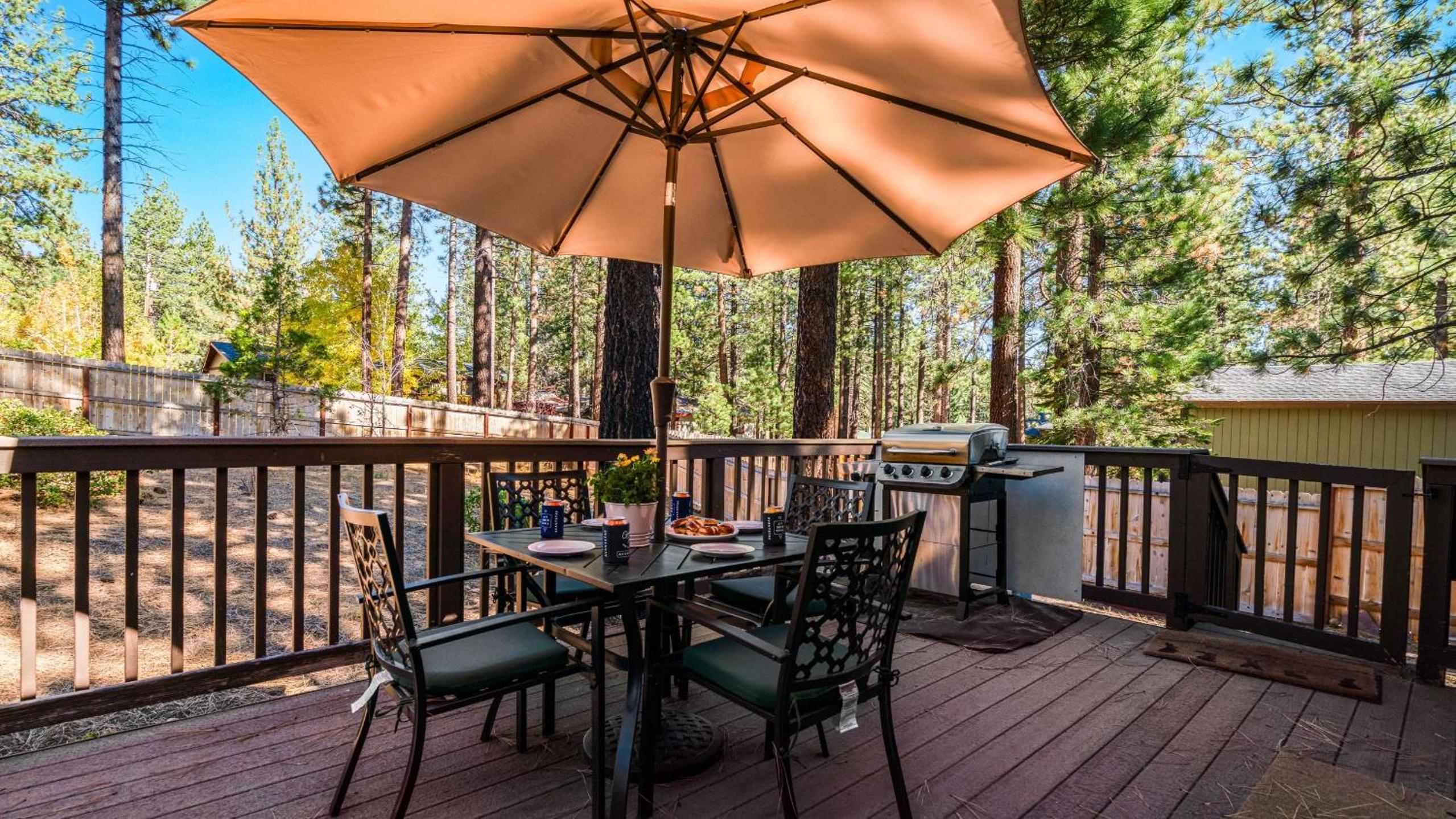 Steps to Trails Minutes to Heavenly Fireplace Deck BBQ Bluewood Cabin by AvantStay