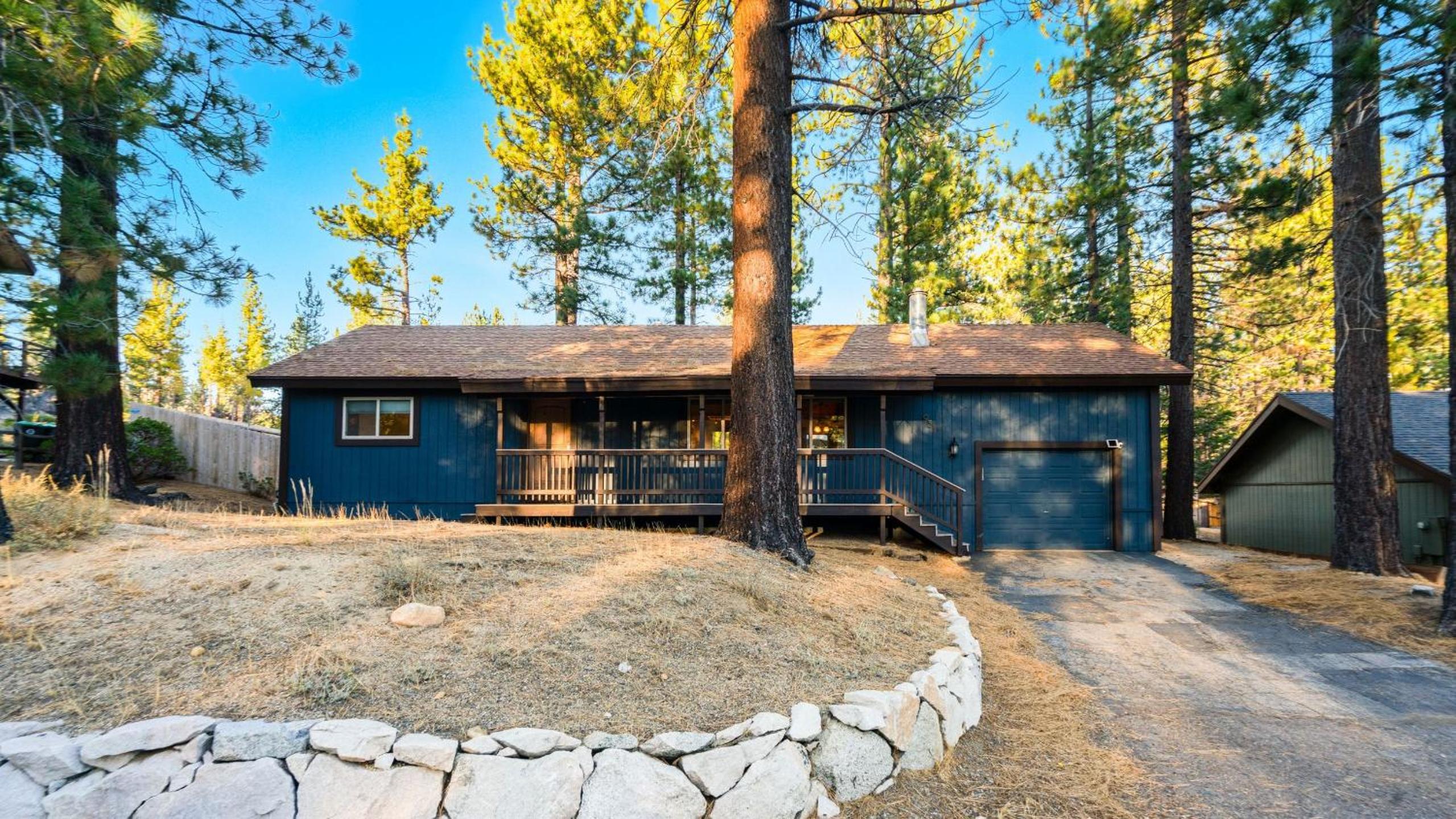 Steps to Trails Minutes to Heavenly Fireplace Deck BBQ Bluewood Cabin by AvantStay