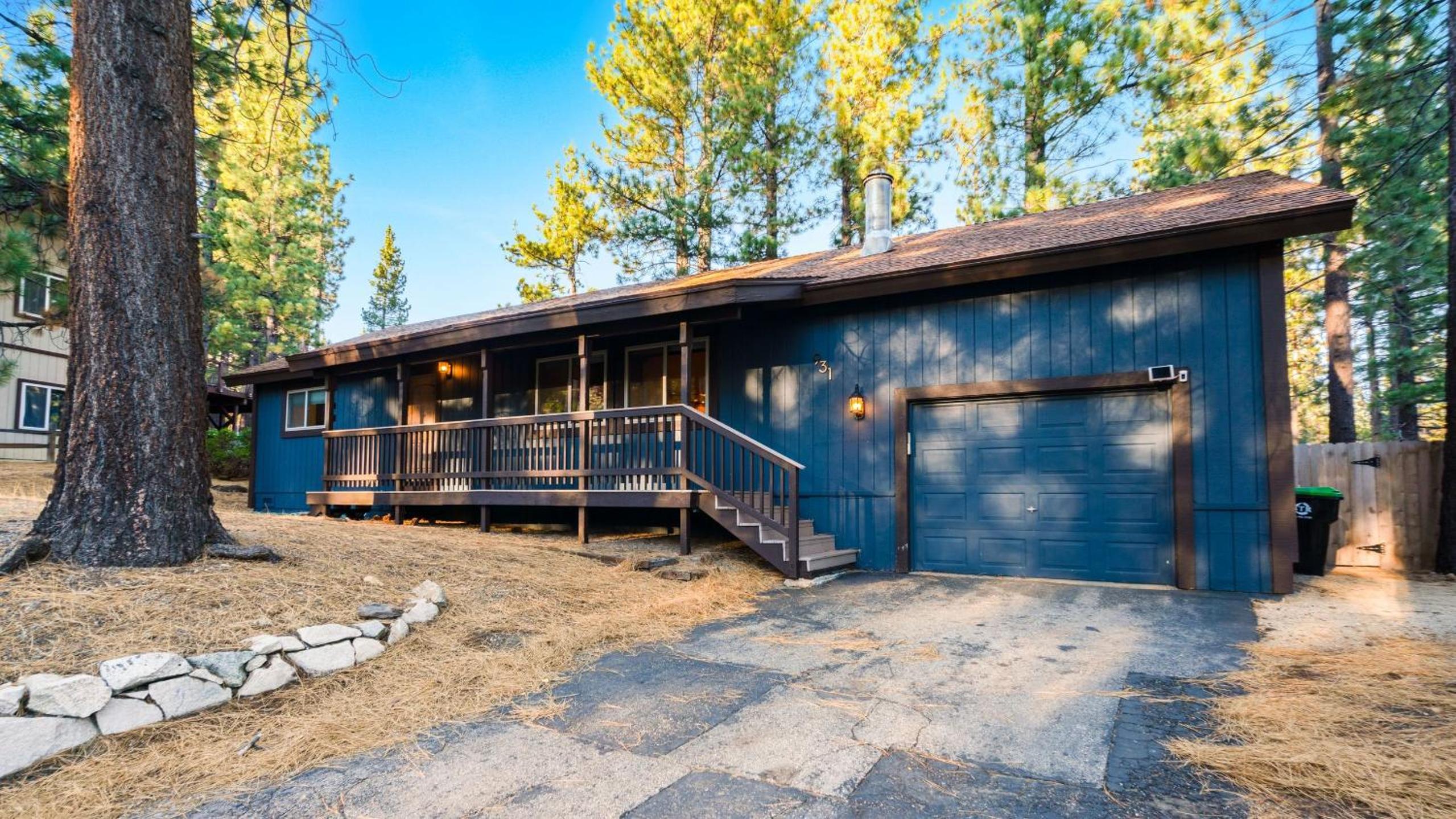 Steps to Trails Minutes to Heavenly Fireplace Deck BBQ Bluewood Cabin by AvantStay