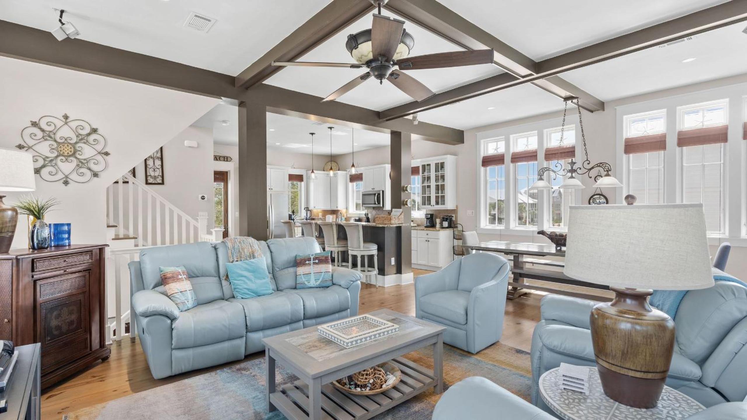 Serene 30A Getaway Near Beach w Pool Firepit Porch Sea Salt by AvantStay