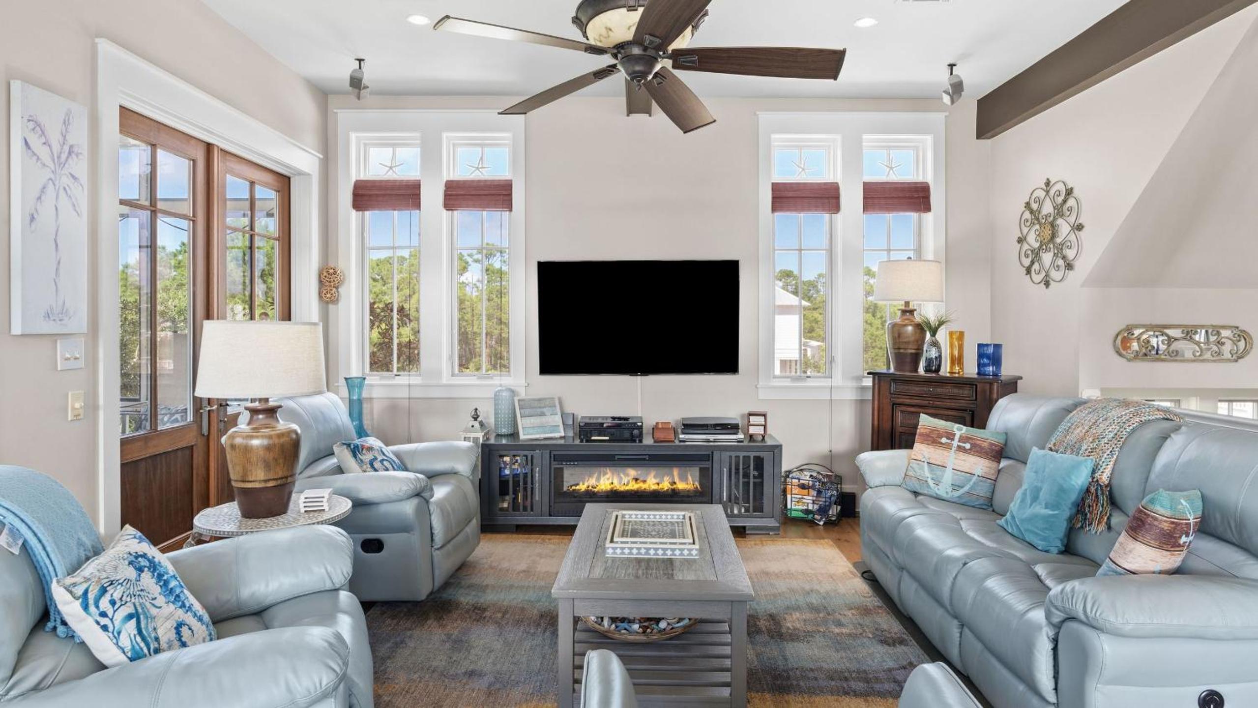 Serene 30A Getaway Near Beach w Pool Firepit Porch Sea Salt by AvantStay