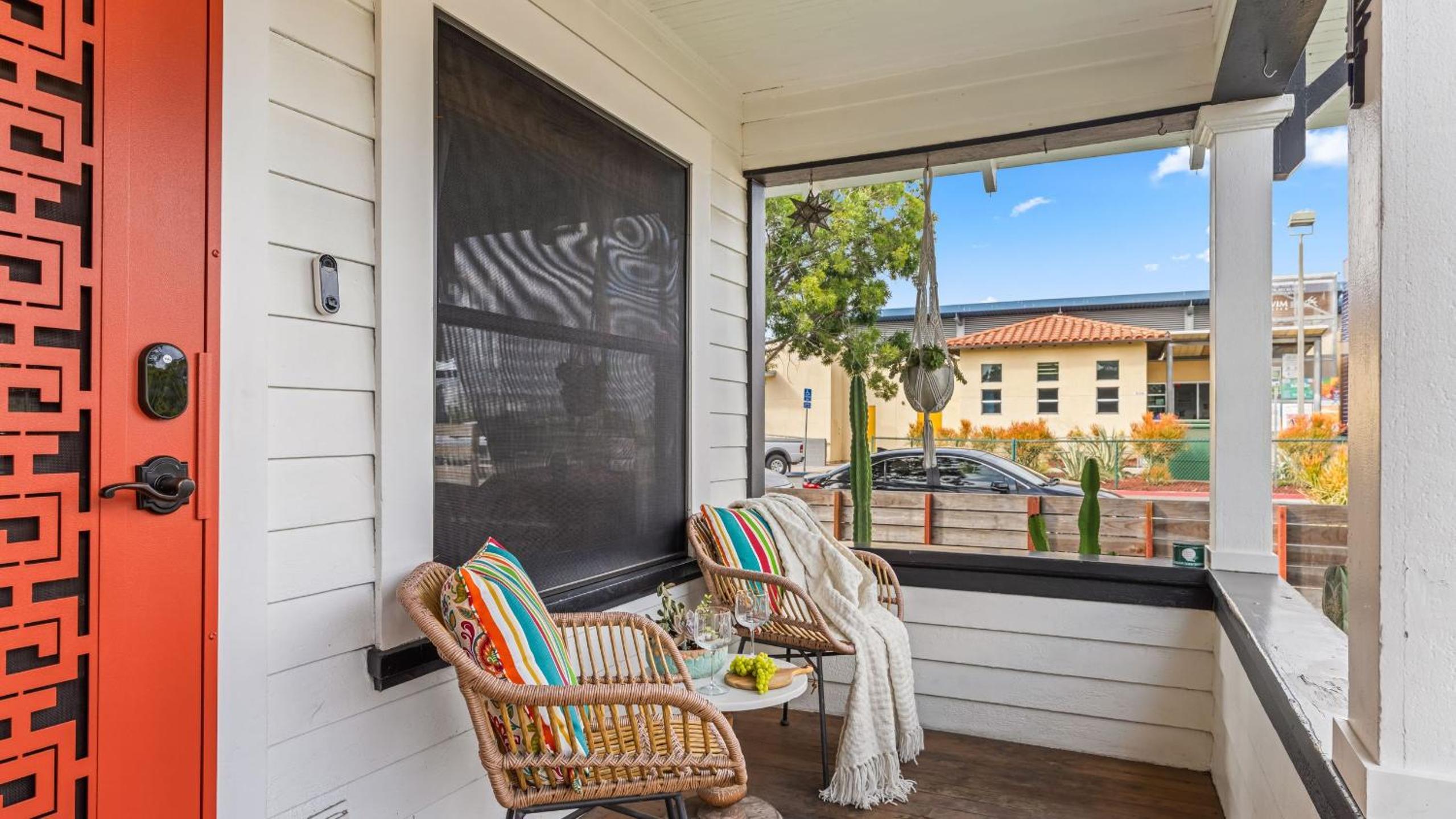 2 Side-by-Side San Diego Homes w Shared Backyard Firepit BBQ Casa Craftsman Casita on Landis by Avantstay