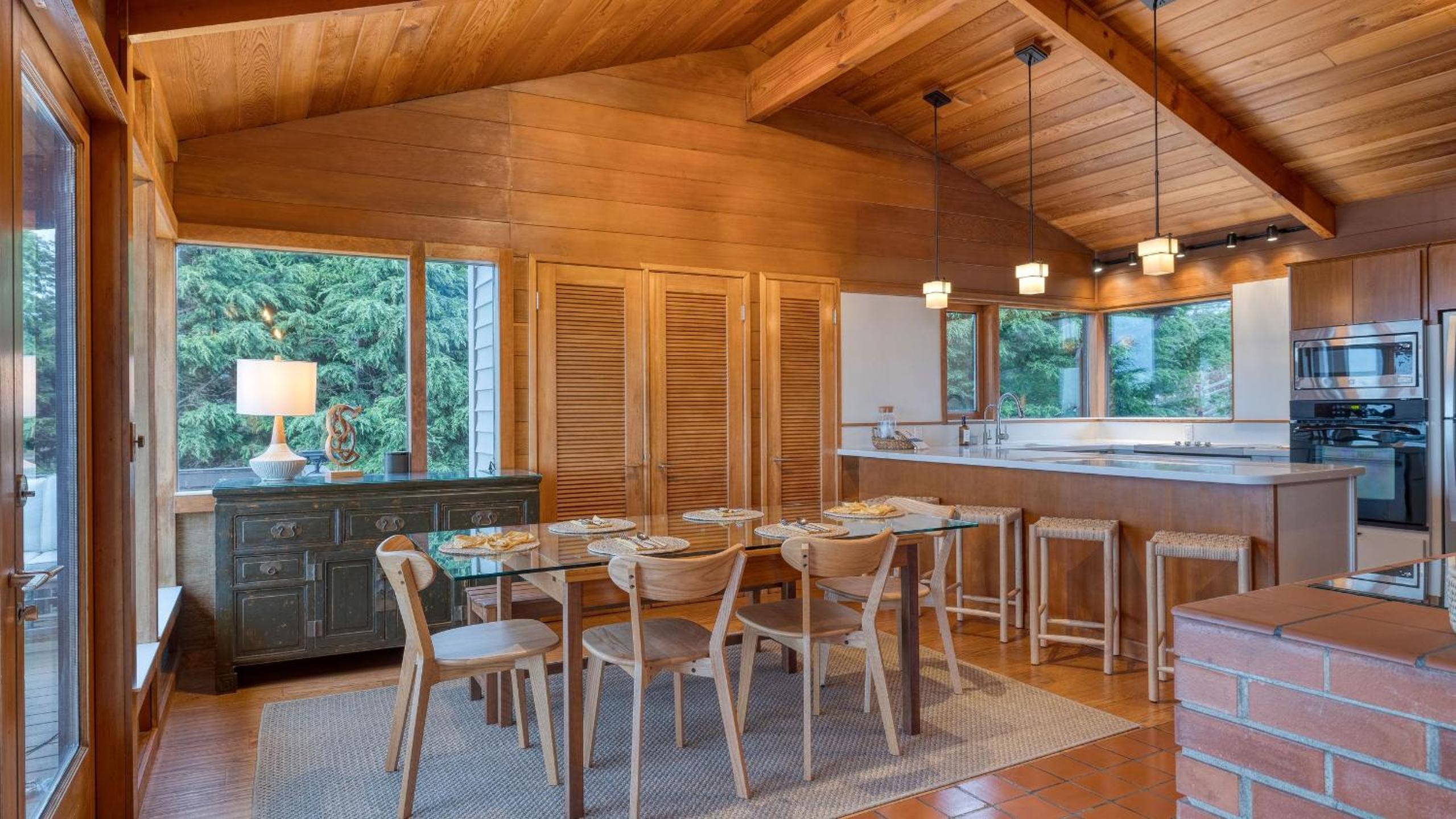 Oceanfront Home w Outdoor Dining 2 Firepits Steps to Beach Salish Sea Escape by AvantStay