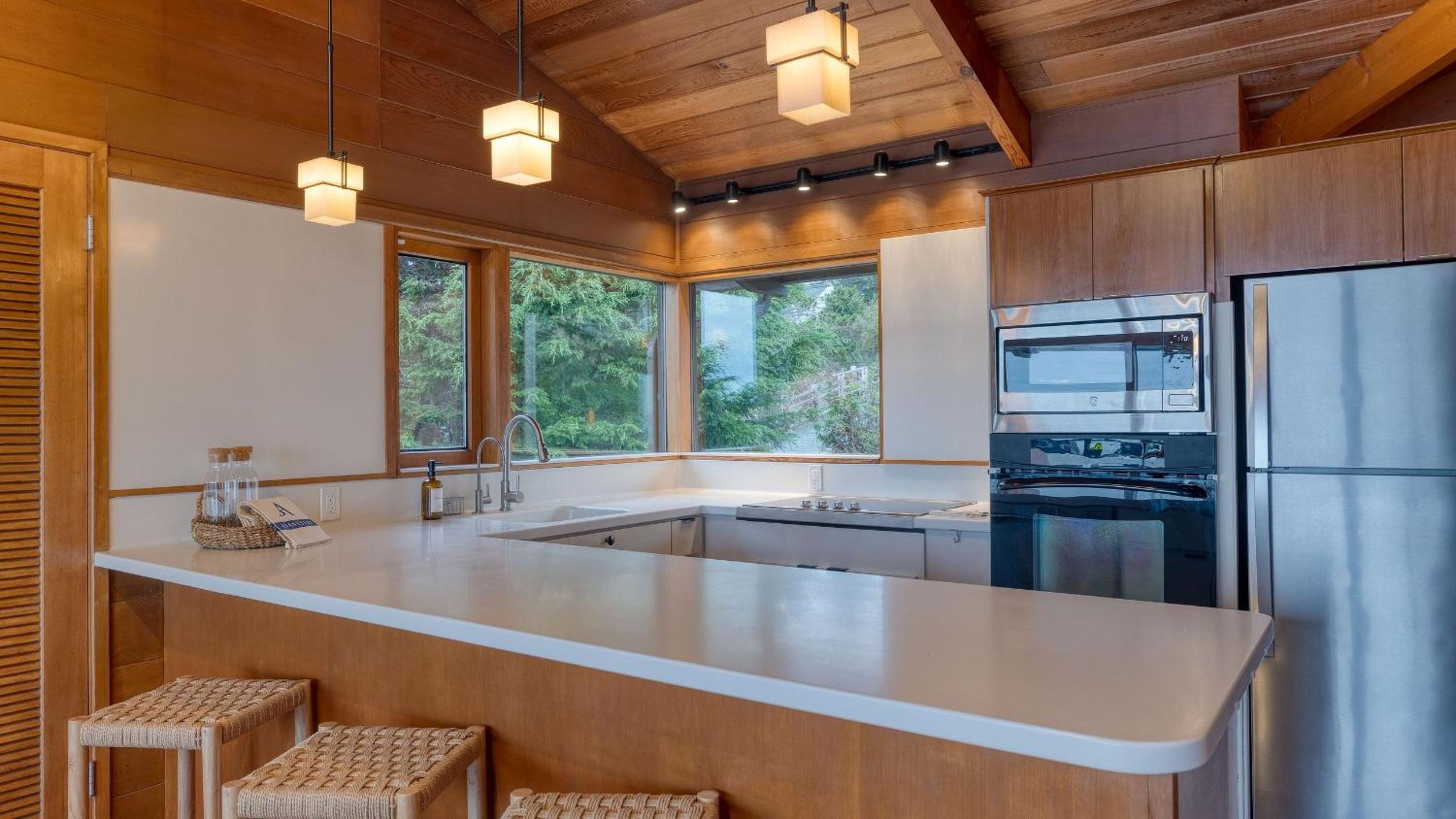 Oceanfront Home w Outdoor Dining 2 Firepits Steps to Beach Salish Sea Escape by AvantStay