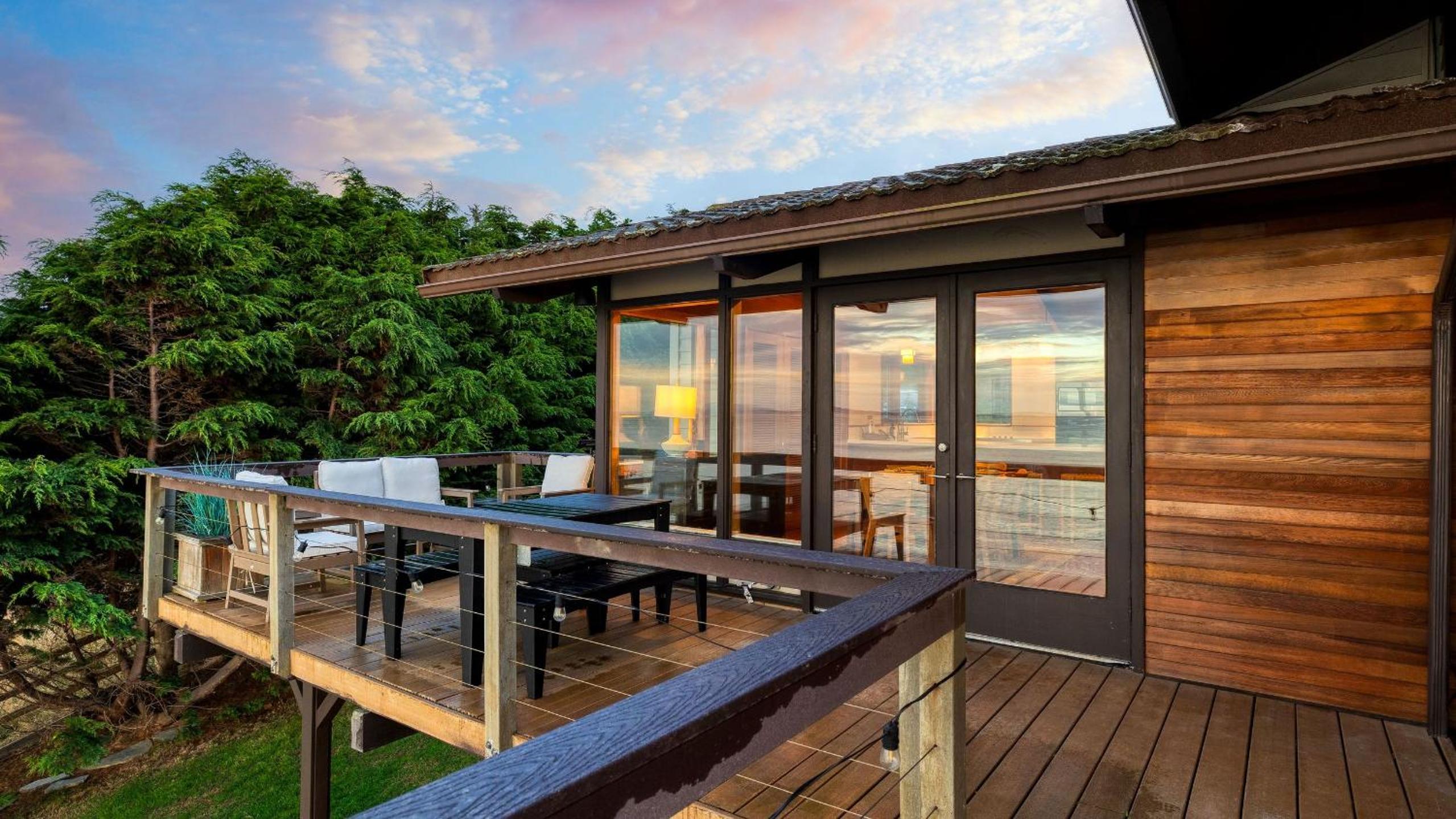 Oceanfront Home w Outdoor Dining 2 Firepits Steps to Beach Salish Sea Escape by AvantStay
