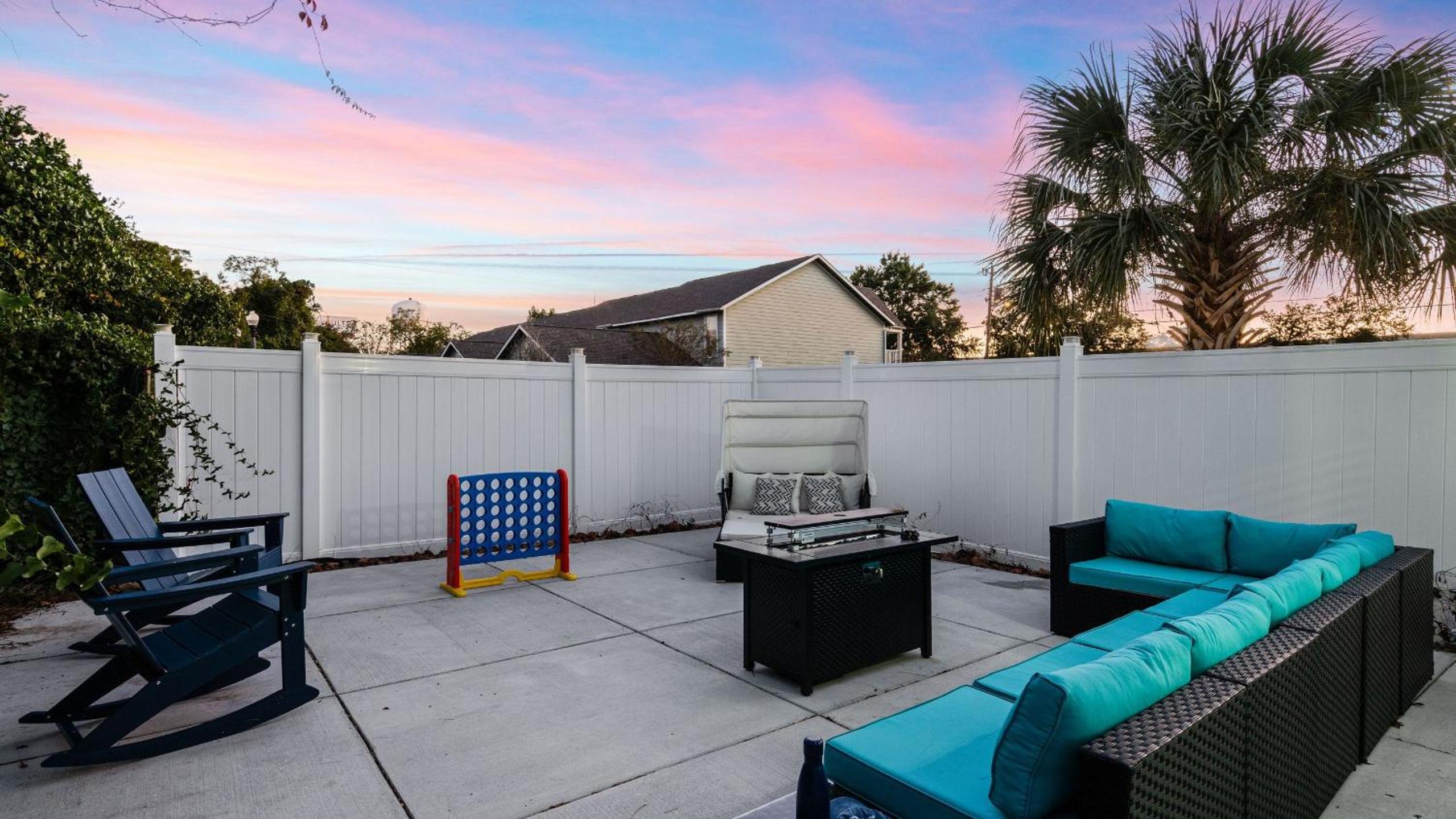Pensacola Retreat w Jacuzzi Tub Outdoor Lounge Fire Pit Historic Church 1928 by AvantStay