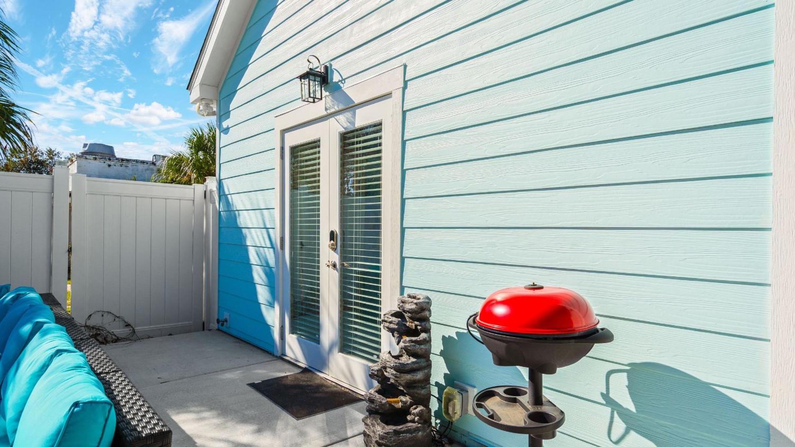 Pensacola Retreat w Jacuzzi Tub Outdoor Lounge Fire Pit Historic Church 1928 by AvantStay