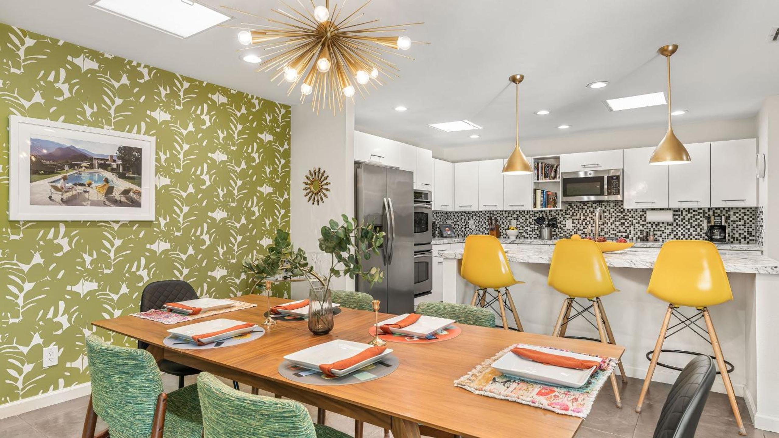 Vibrant Palm Springs Getaway w Pool BBQ Modern Design Taylor House by AvantStay