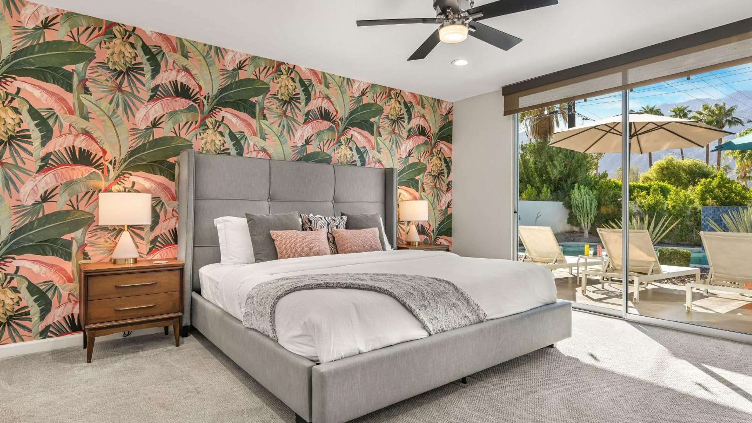 Vibrant Palm Springs Getaway w Pool BBQ Modern Design Taylor House by AvantStay