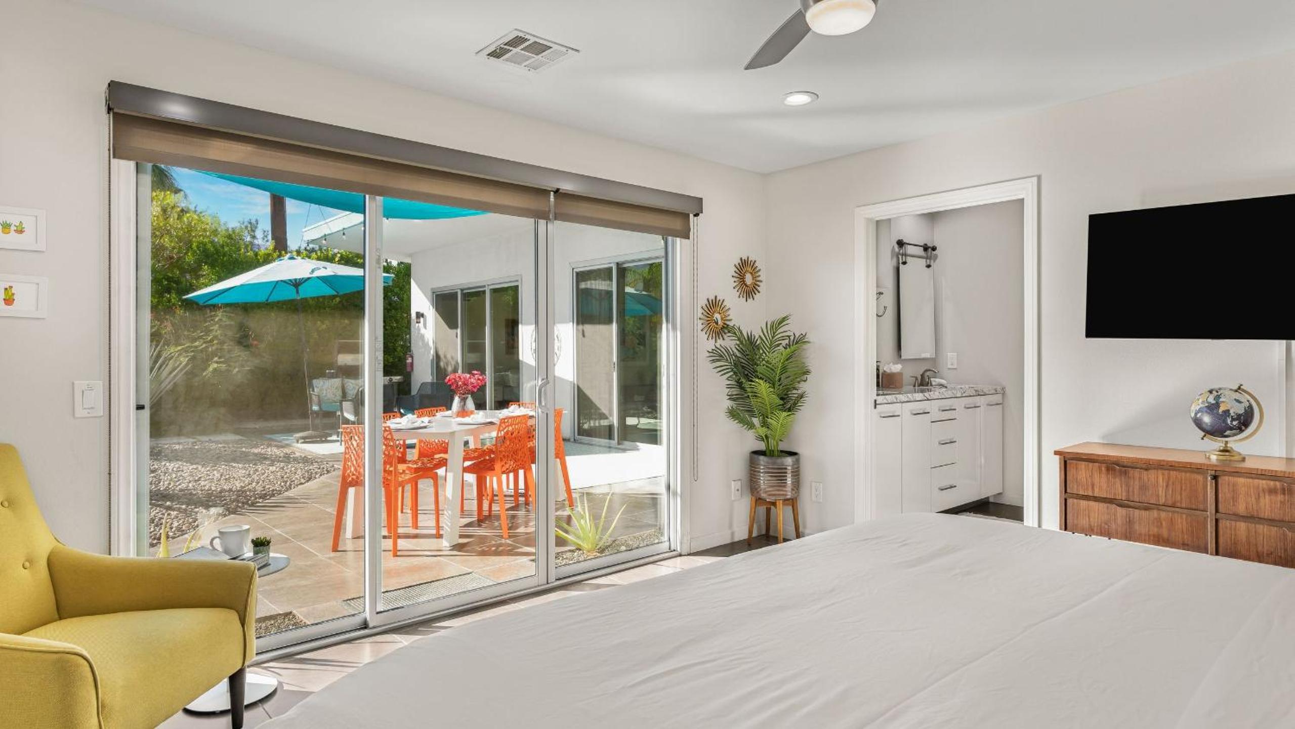 Vibrant Palm Springs Getaway w Pool BBQ Modern Design Taylor House by AvantStay