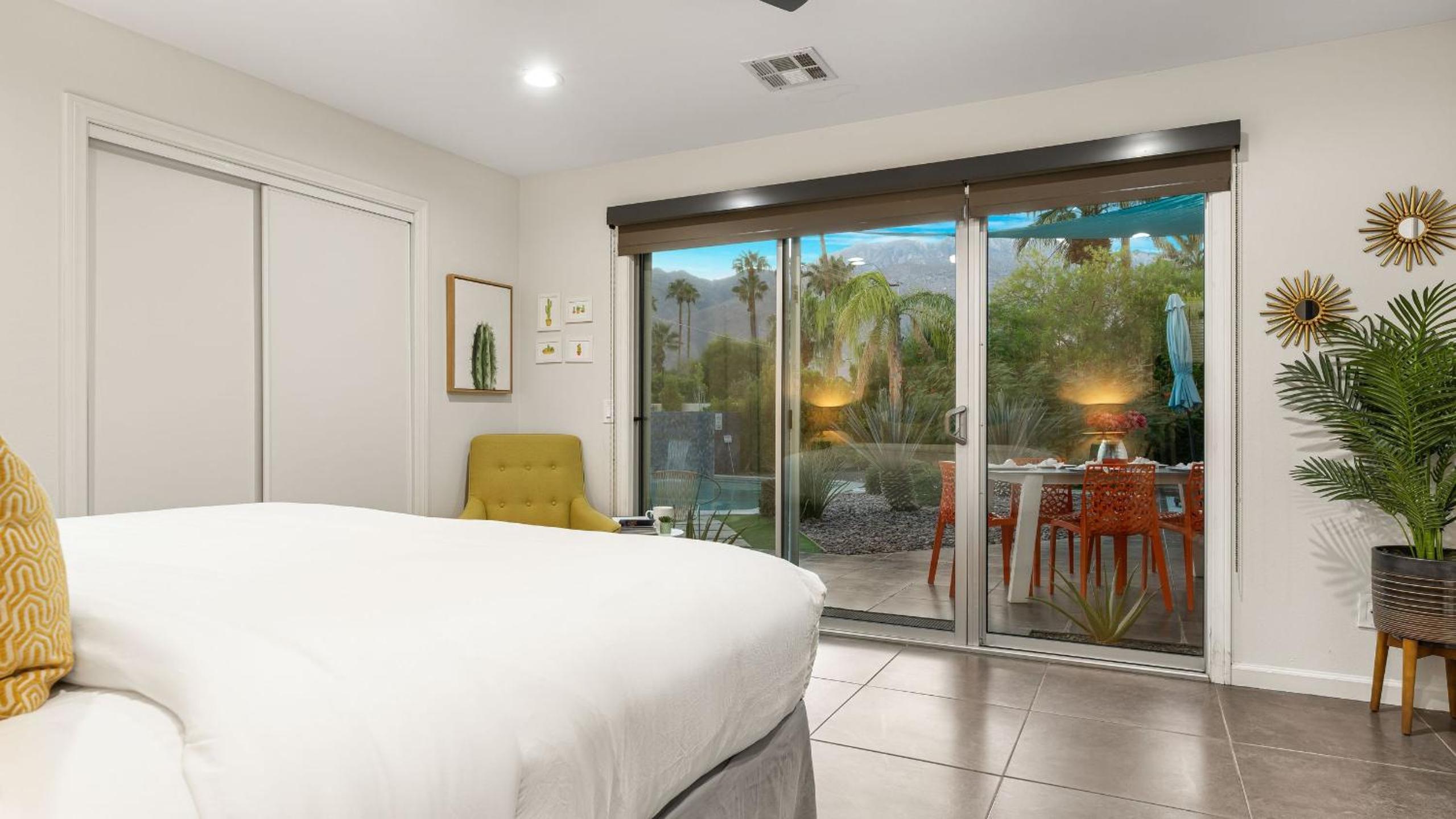 Vibrant Palm Springs Getaway w Pool BBQ Modern Design Taylor House by AvantStay