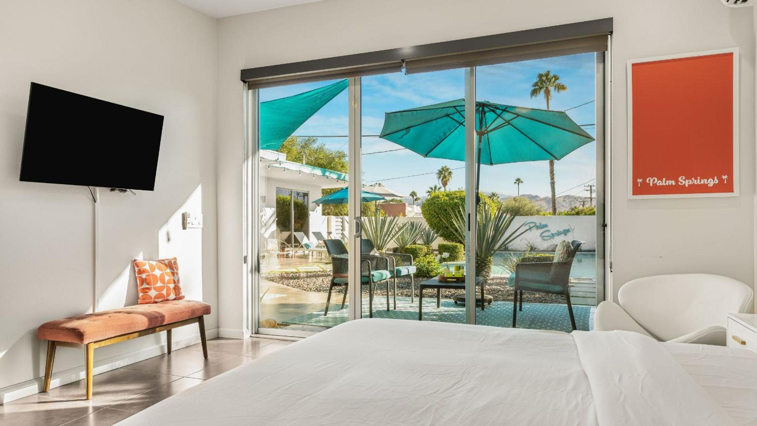 Vibrant Palm Springs Getaway w Pool BBQ Modern Design Taylor House by AvantStay