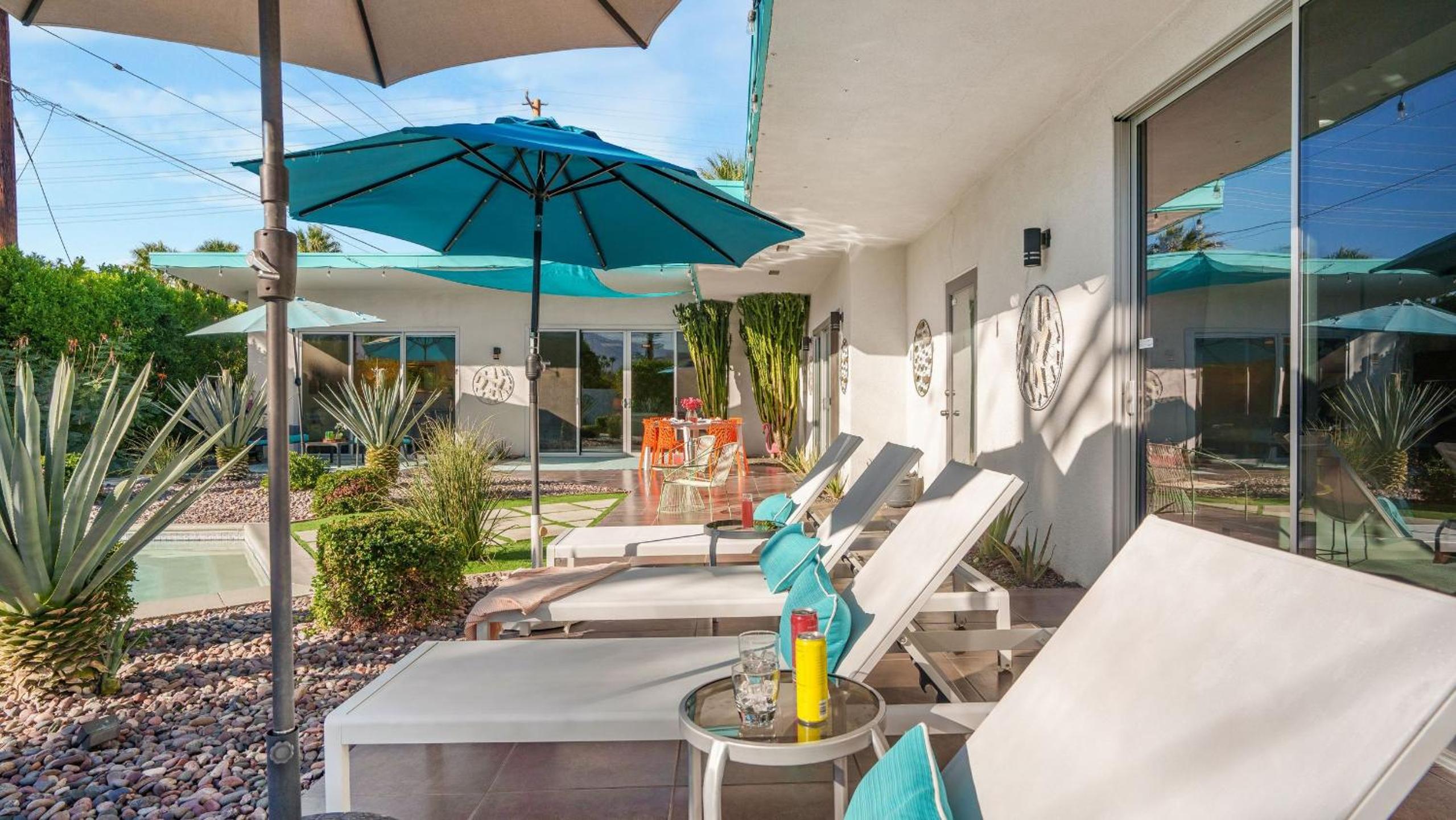 Vibrant Palm Springs Getaway w Pool BBQ Modern Design Taylor House by AvantStay