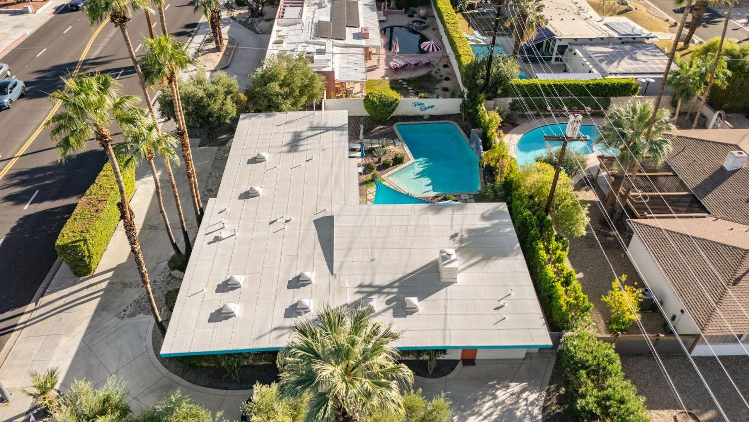 Vibrant Palm Springs Getaway w Pool BBQ Modern Design Taylor House by AvantStay