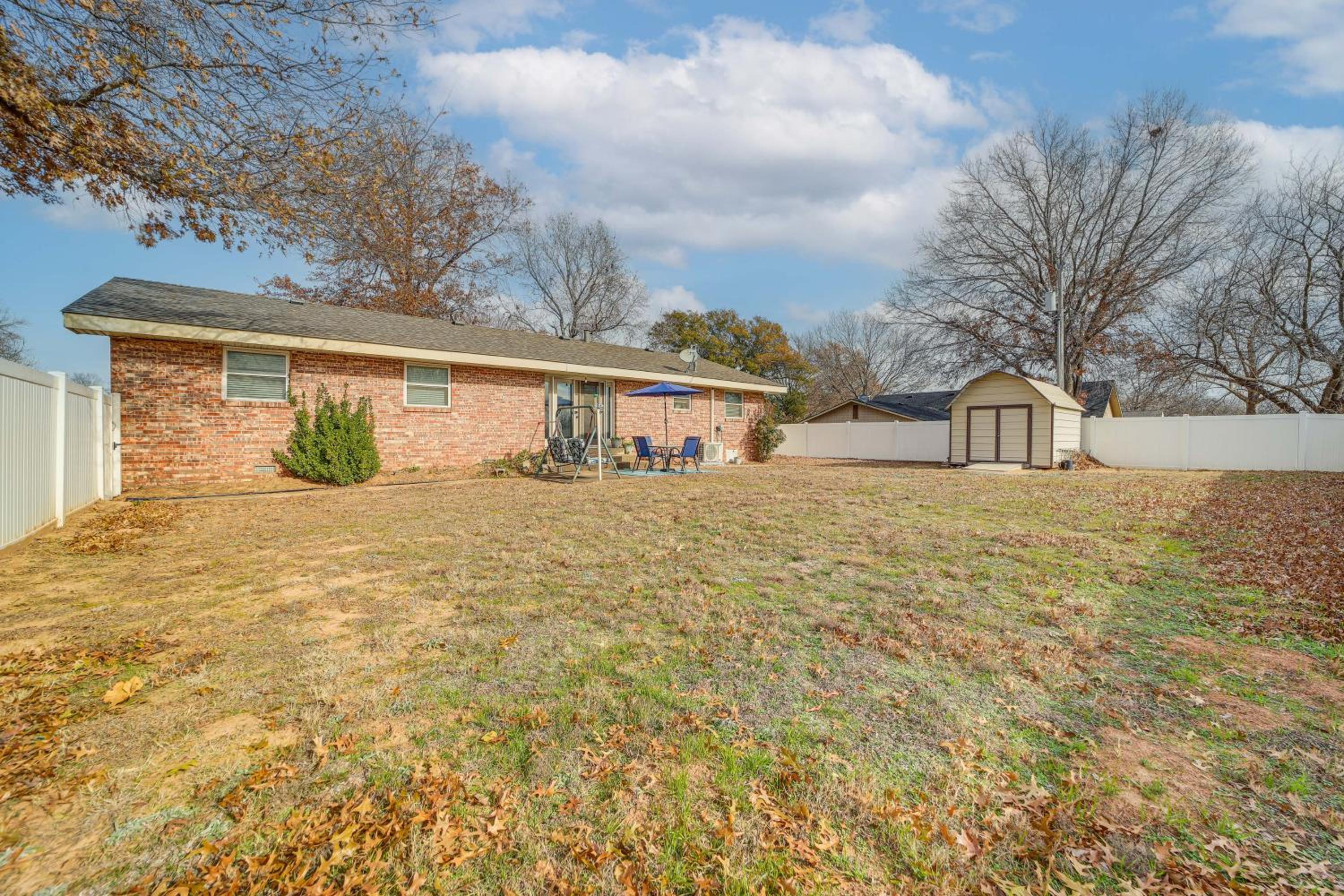 Close to Route 66! Bristow Home with Spacious Yard
