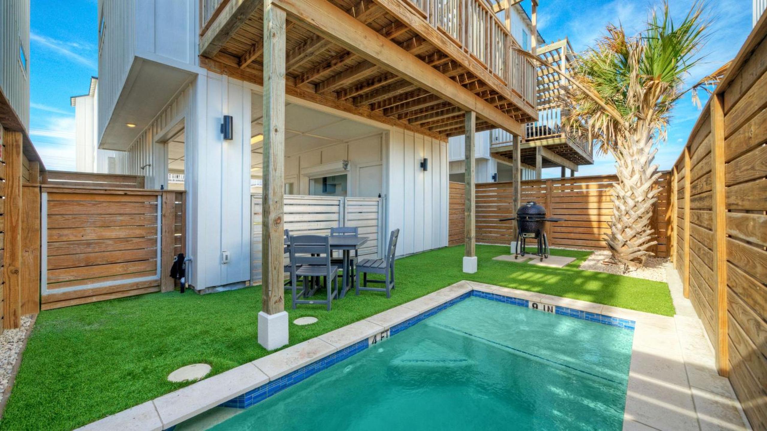 Boardwalk Beach Access Private Pool Balcony Dining Coastal Haven by AvantStay