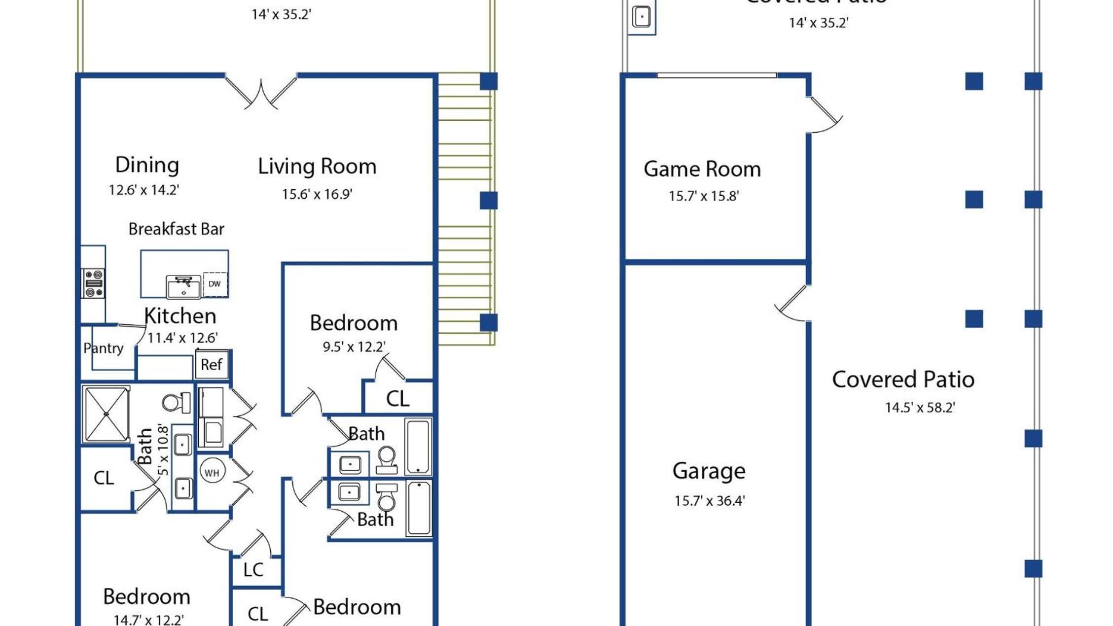 Bayfront Home w Pool Game Room Walk to Beach Golf Cart Access Pelican’s Perch by AvantStay