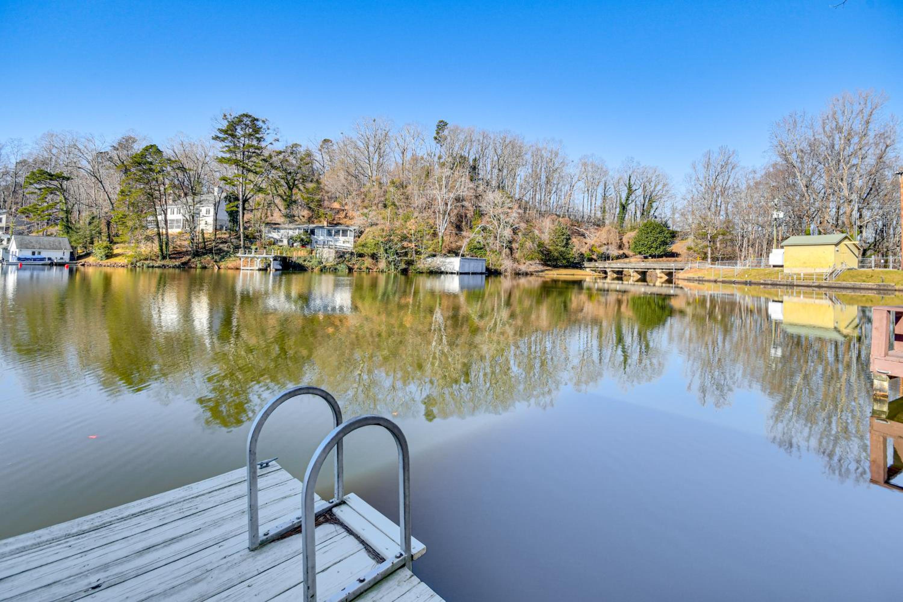 Group Getaway! Lake House with Private Dock and Patio
