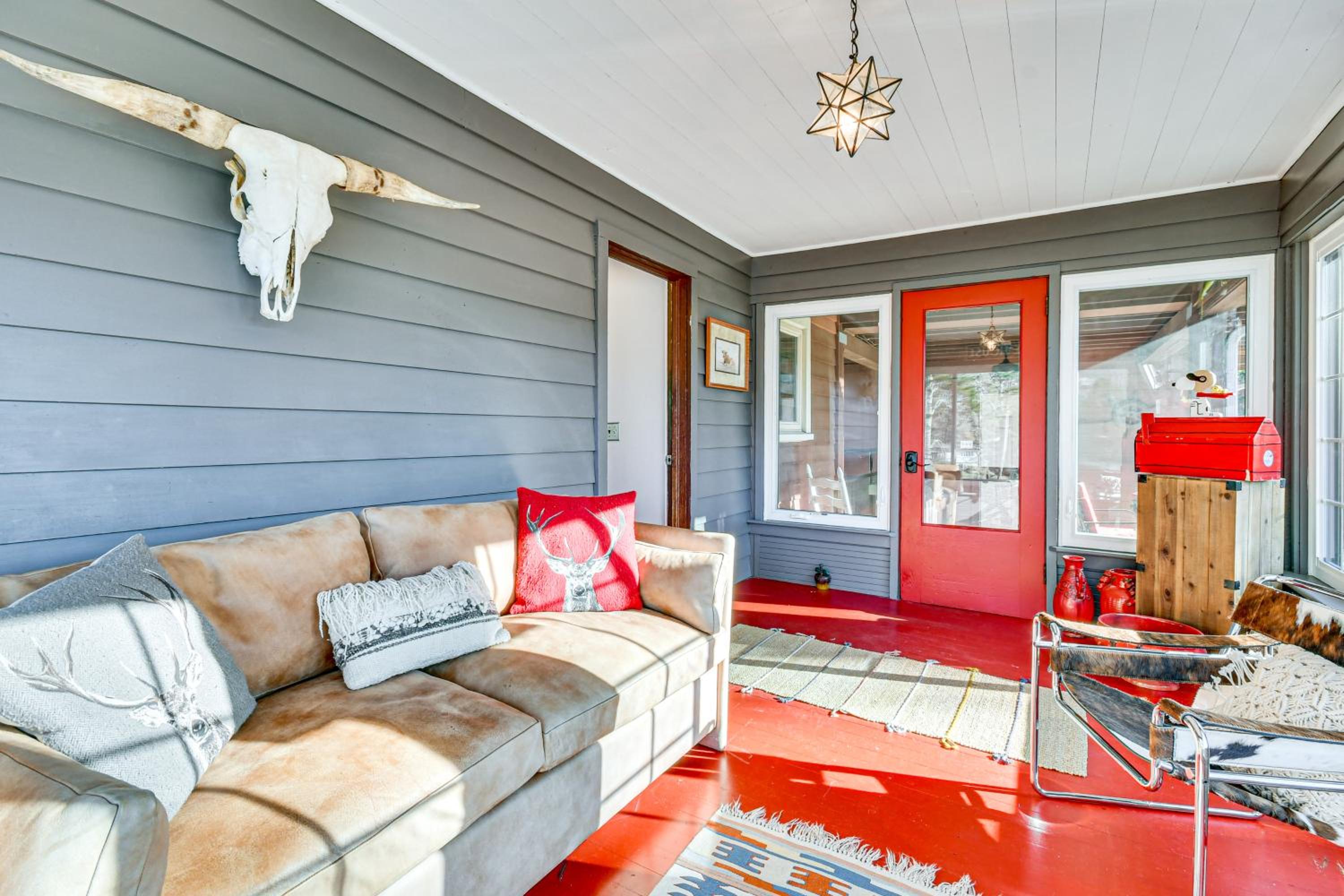 Group Getaway! Lake House with Private Dock and Patio