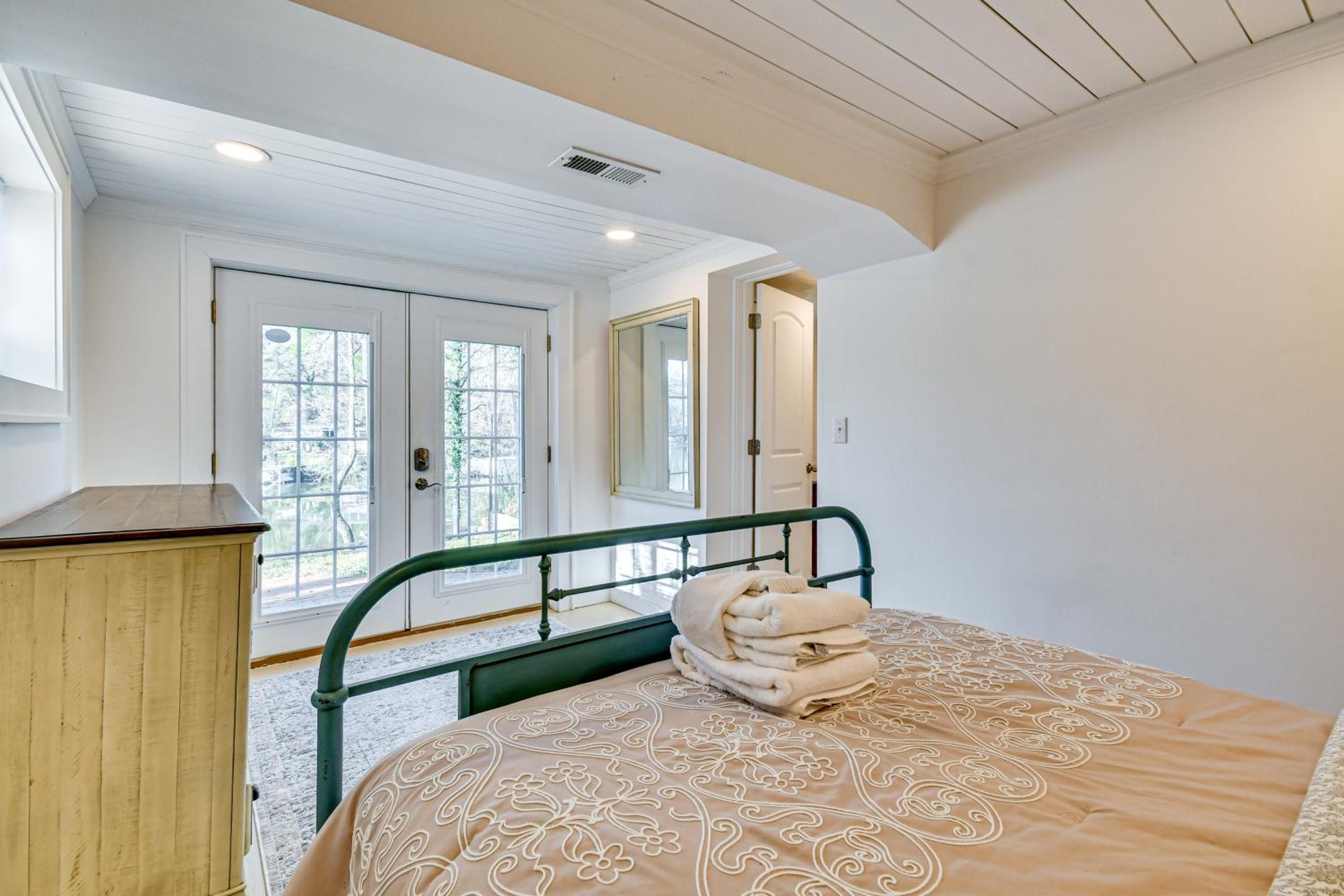 Group Getaway! Lake House with Private Dock and Patio