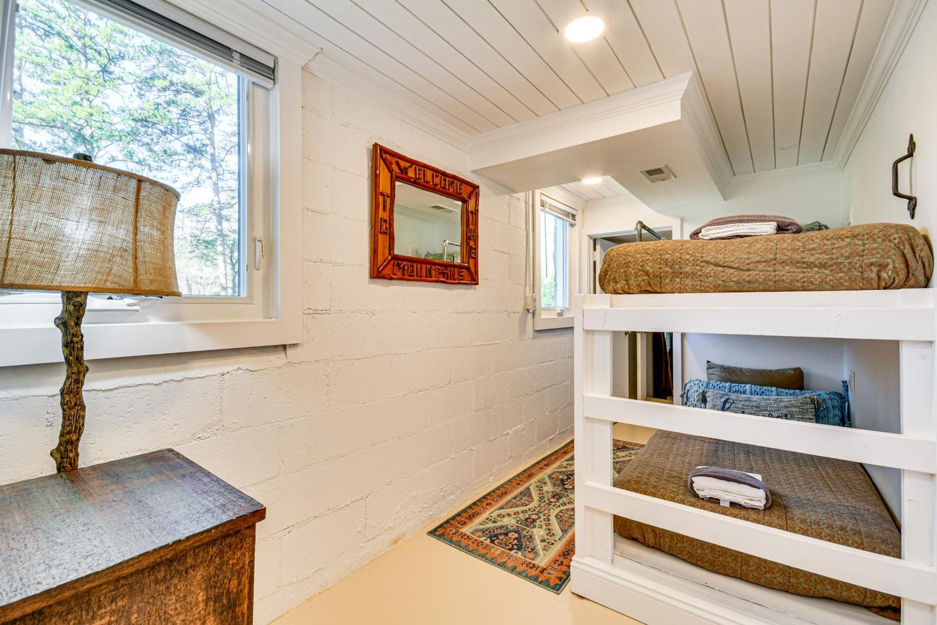 Group Getaway! Lake House with Private Dock and Patio
