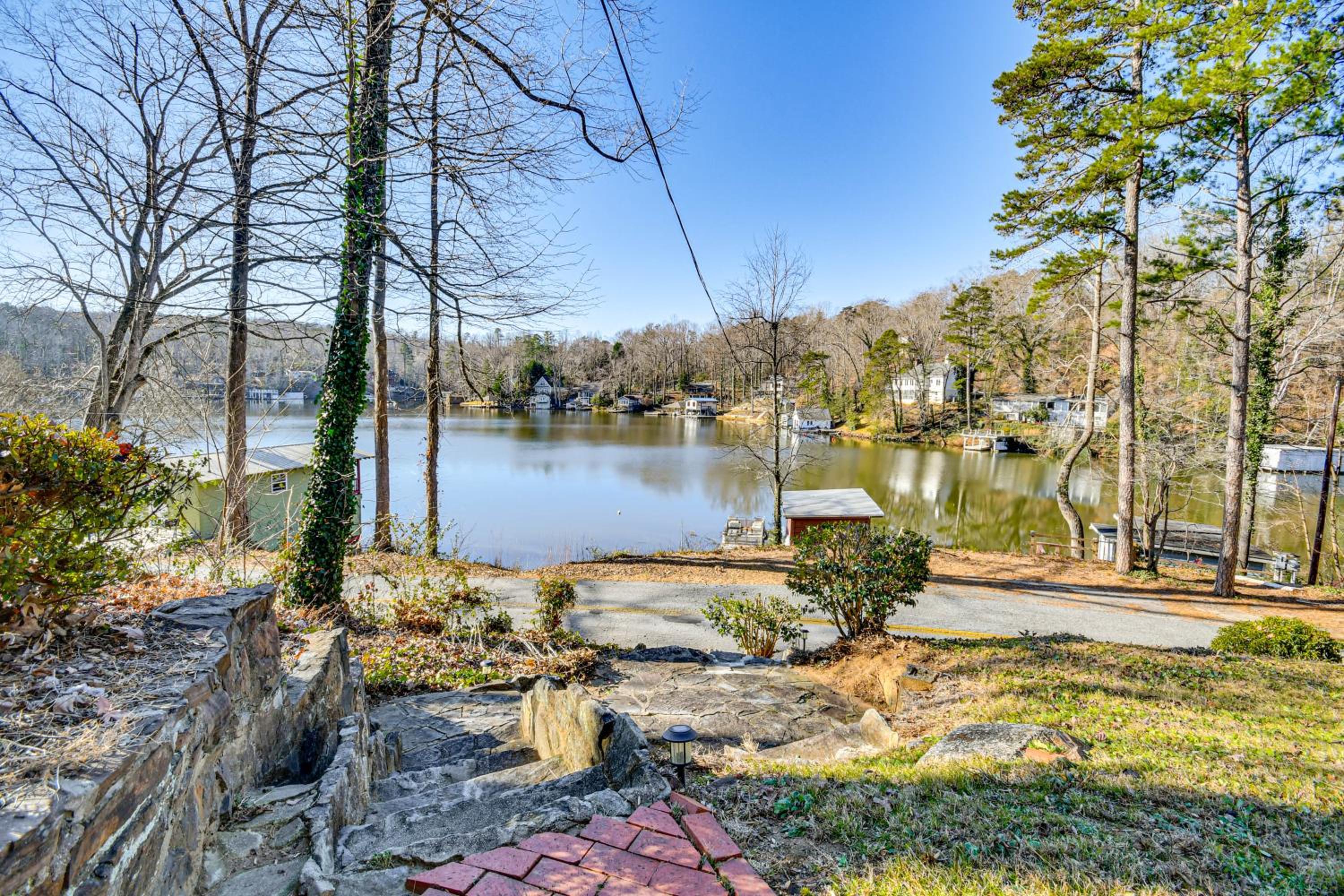Group Getaway! Lake House with Private Dock and Patio