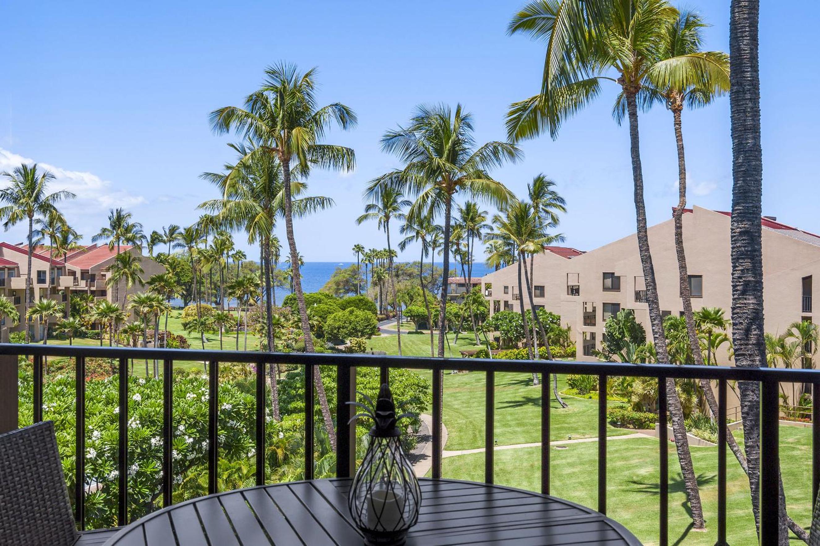 Discover Kamaole Sands 5-414: Penthouse Perfection w/Split AC, Ocean View, Wi-Fi