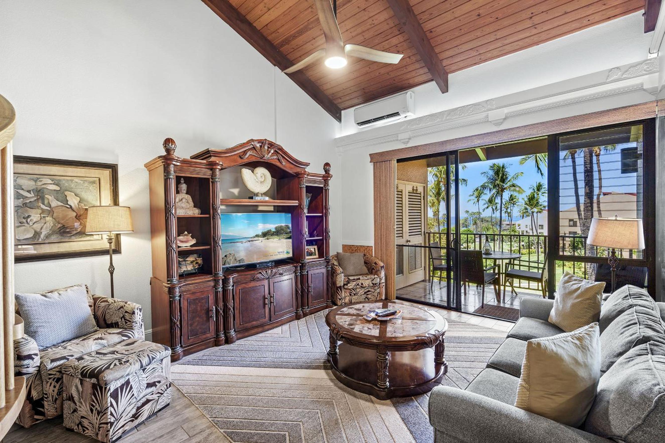 Discover Kamaole Sands 5-414: Penthouse Perfection w/Split AC, Ocean View, Wi-Fi