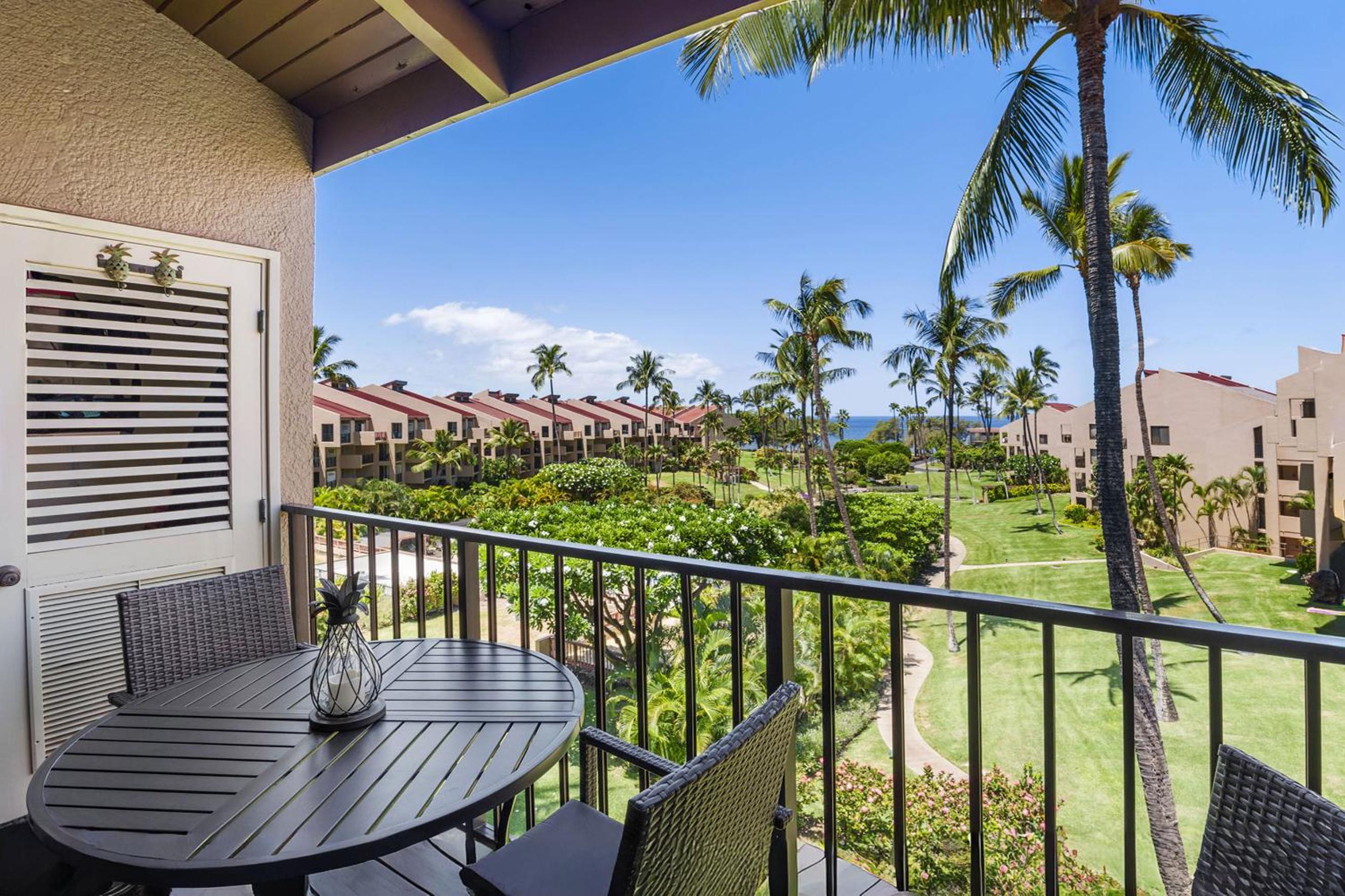 Discover Kamaole Sands 5-414: Penthouse Perfection w/Split AC, Ocean View, Wi-Fi