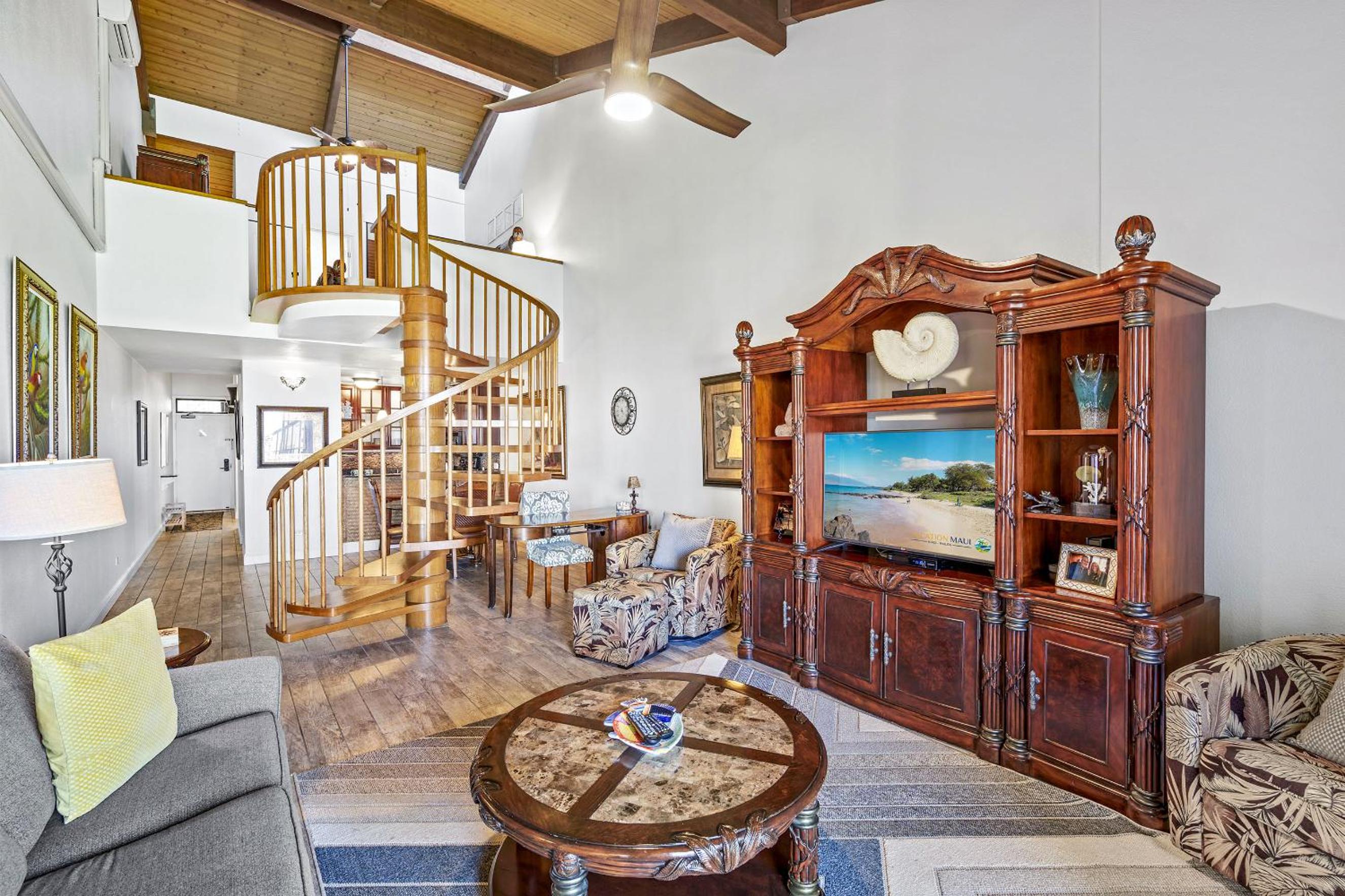 Discover Kamaole Sands 5-414: Penthouse Perfection w/Split AC, Ocean View, Wi-Fi