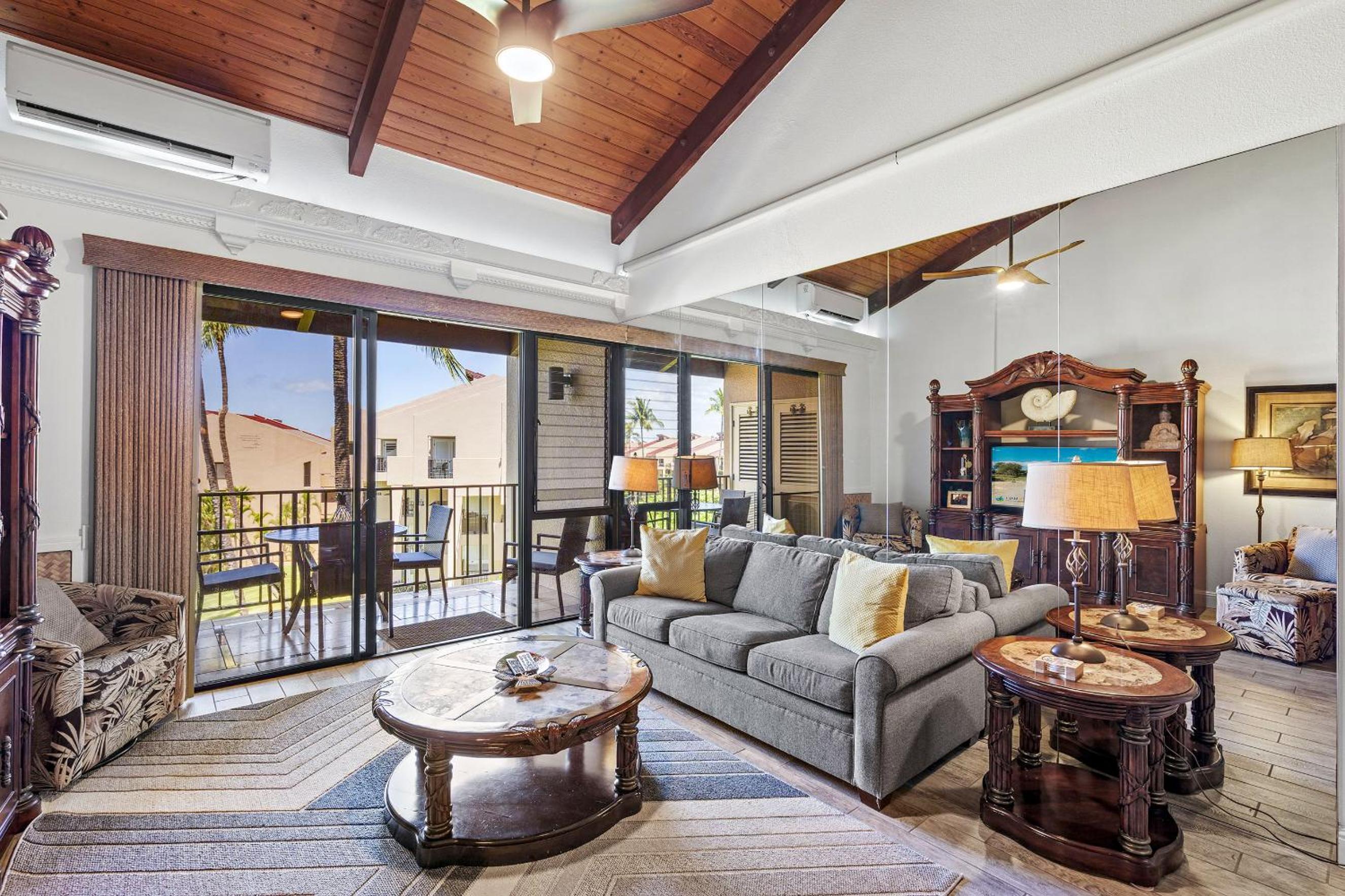 Discover Kamaole Sands 5-414: Penthouse Perfection w/Split AC, Ocean View, Wi-Fi