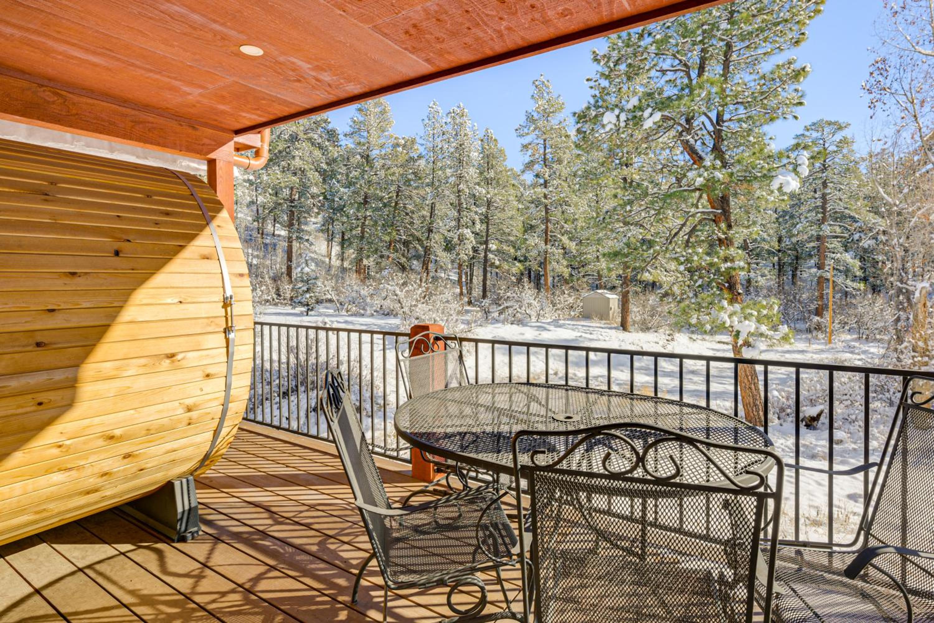 Ski, Hike and Relax Pagosa Springs Gem with Sauna!