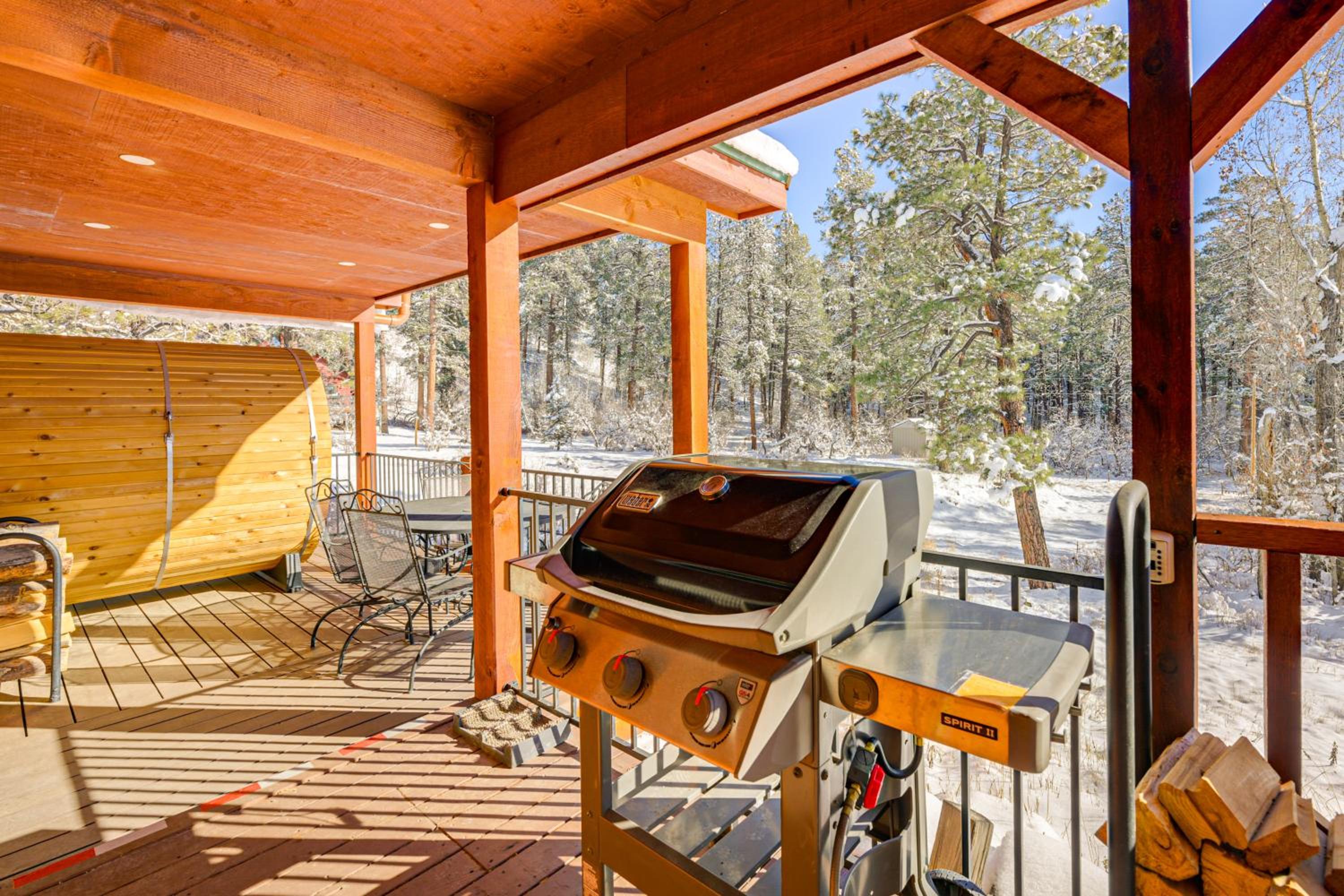 Ski, Hike and Relax Pagosa Springs Gem with Sauna!