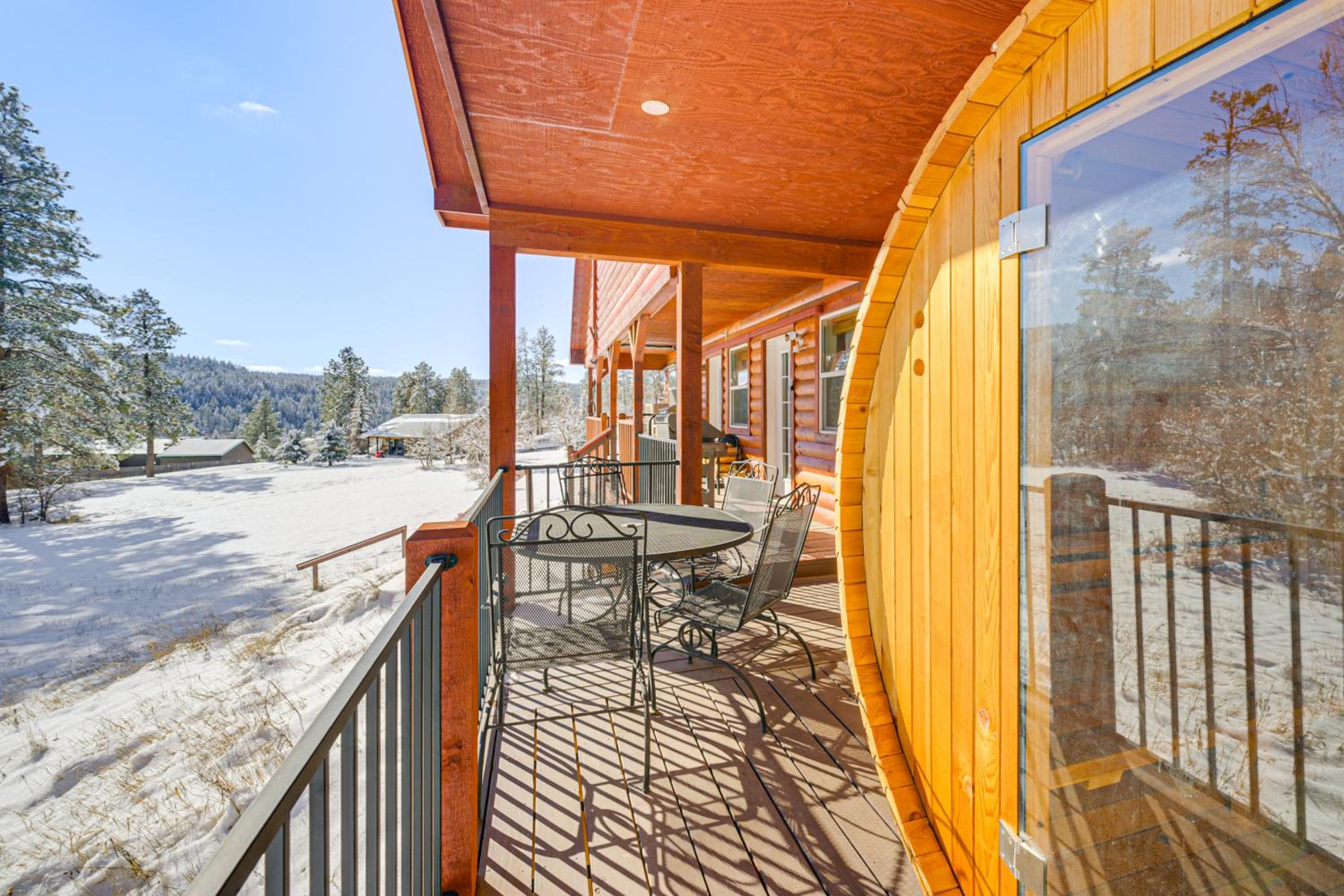 Ski, Hike and Relax Pagosa Springs Gem with Sauna!