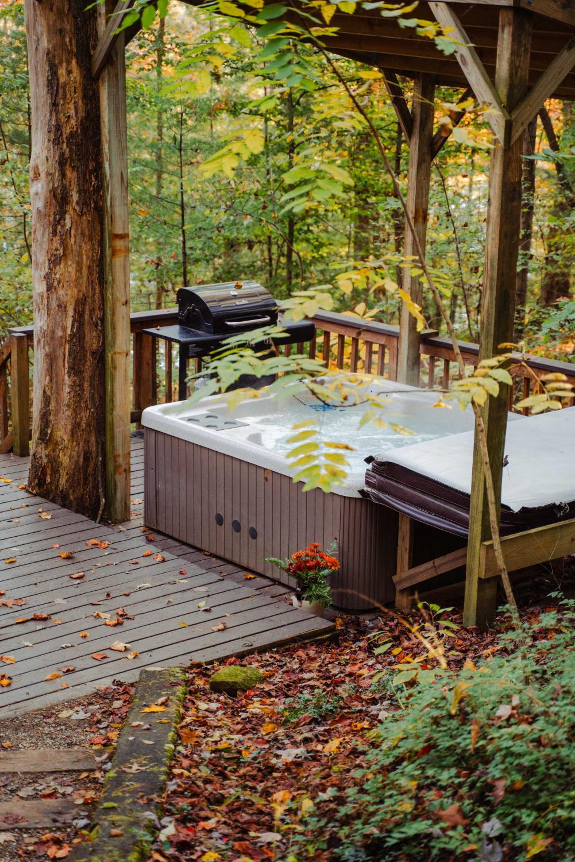 Waterfront A- Frame with Dock, Canoe + Kayaks