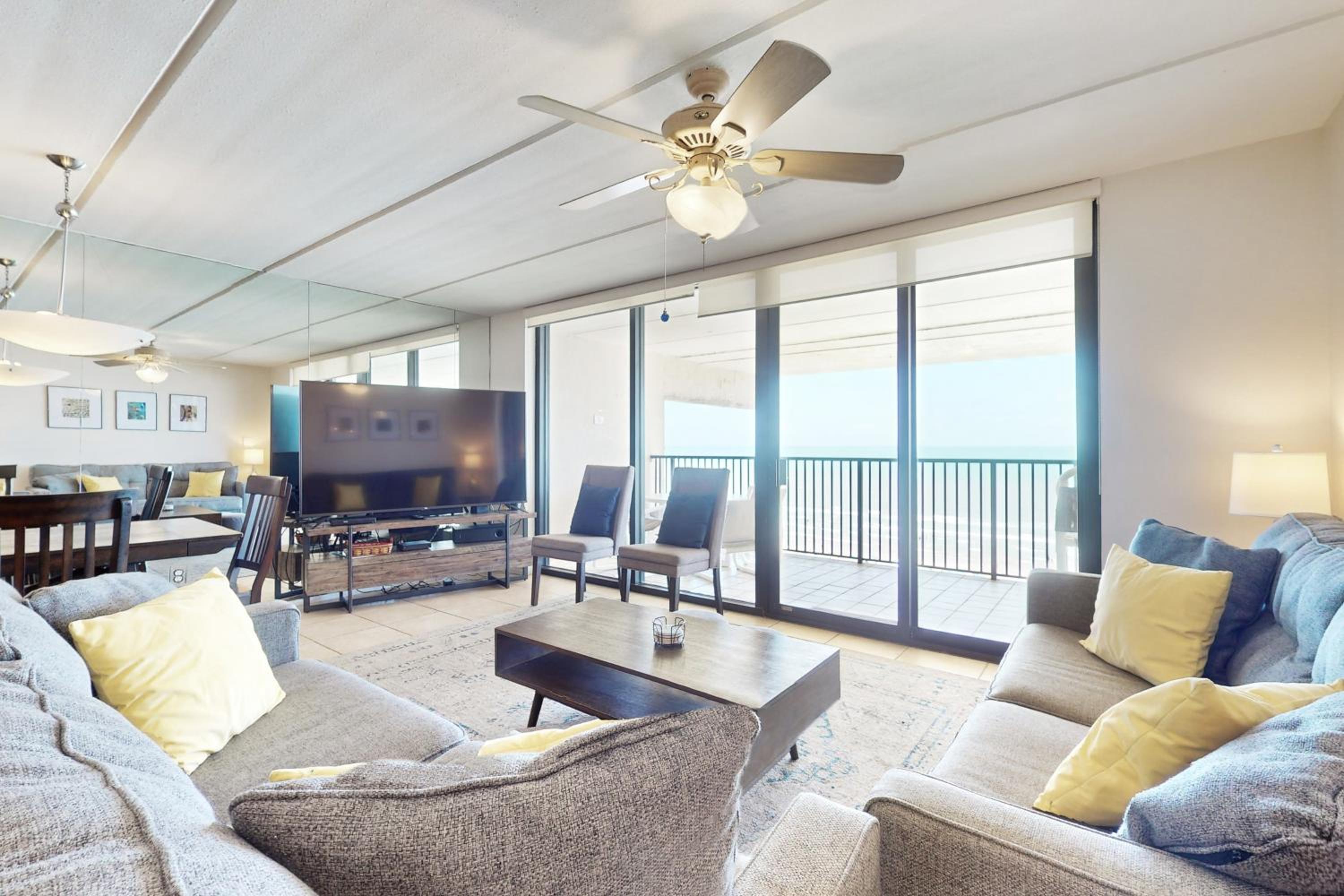 10th-Floor 3BR Beachfront Condo with Views and Pool