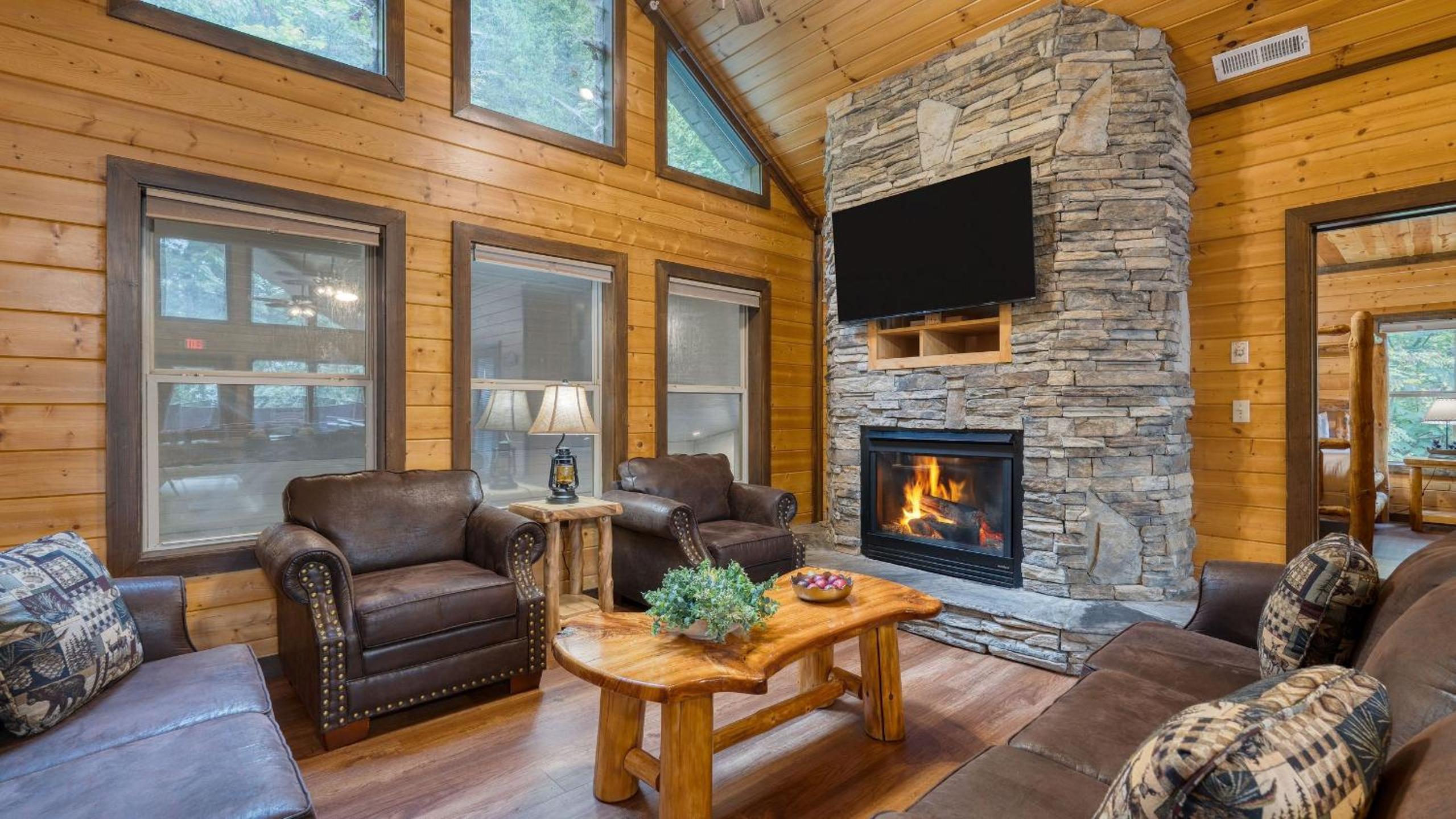 16 Guests Indoor Pool Theater Game Room in the Smokies Buckskin by AvantStay